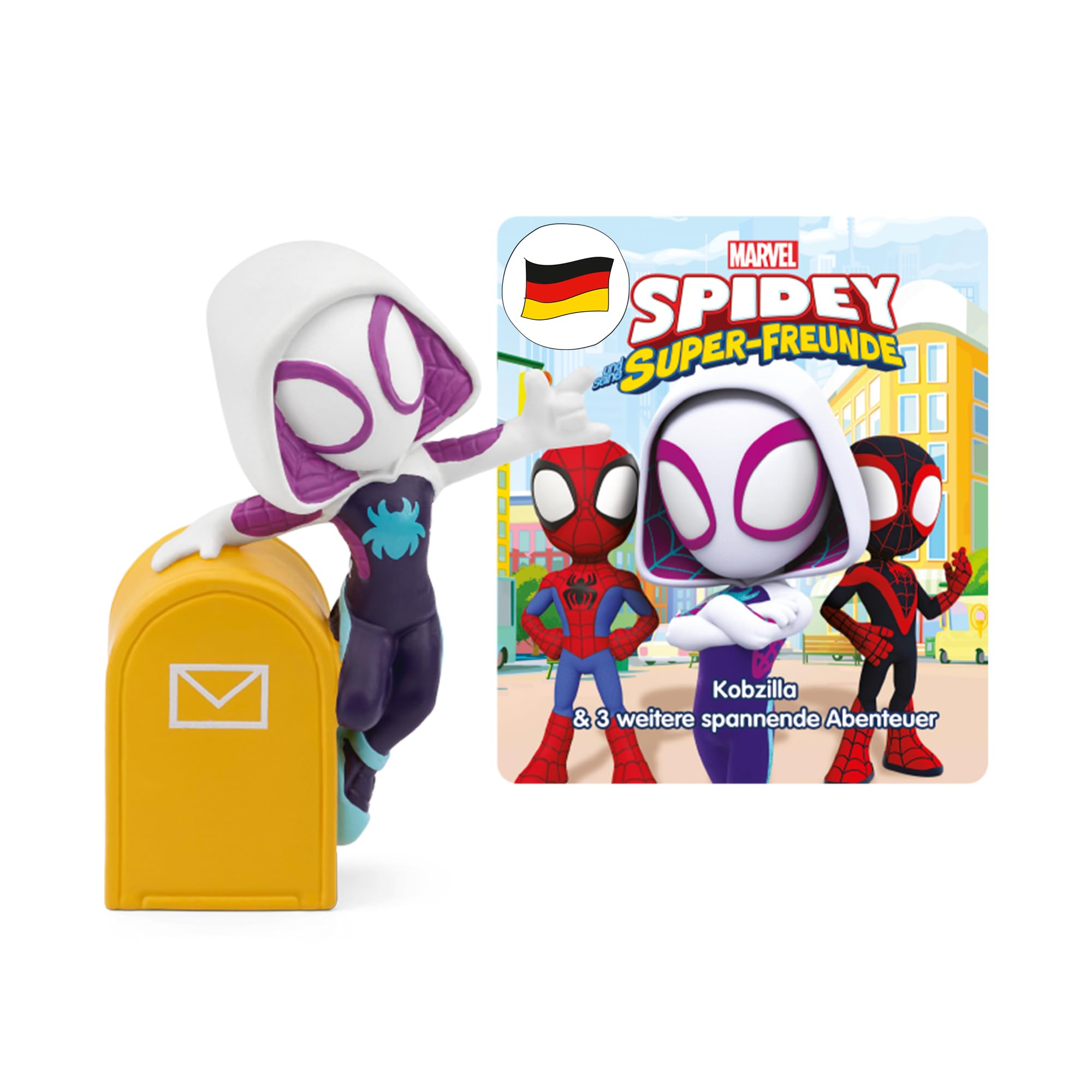 tonies Hörfiguren für Toniebox, Marvel Spidey und Seine Super-Freunde – Kobzilla & 3 weitere spannende Abenteuer (Folge 3), Hörspiel für Kinder ab 4 Jahren, Spielzeit ca. 57 Minuten Angebot bei HelloDeals