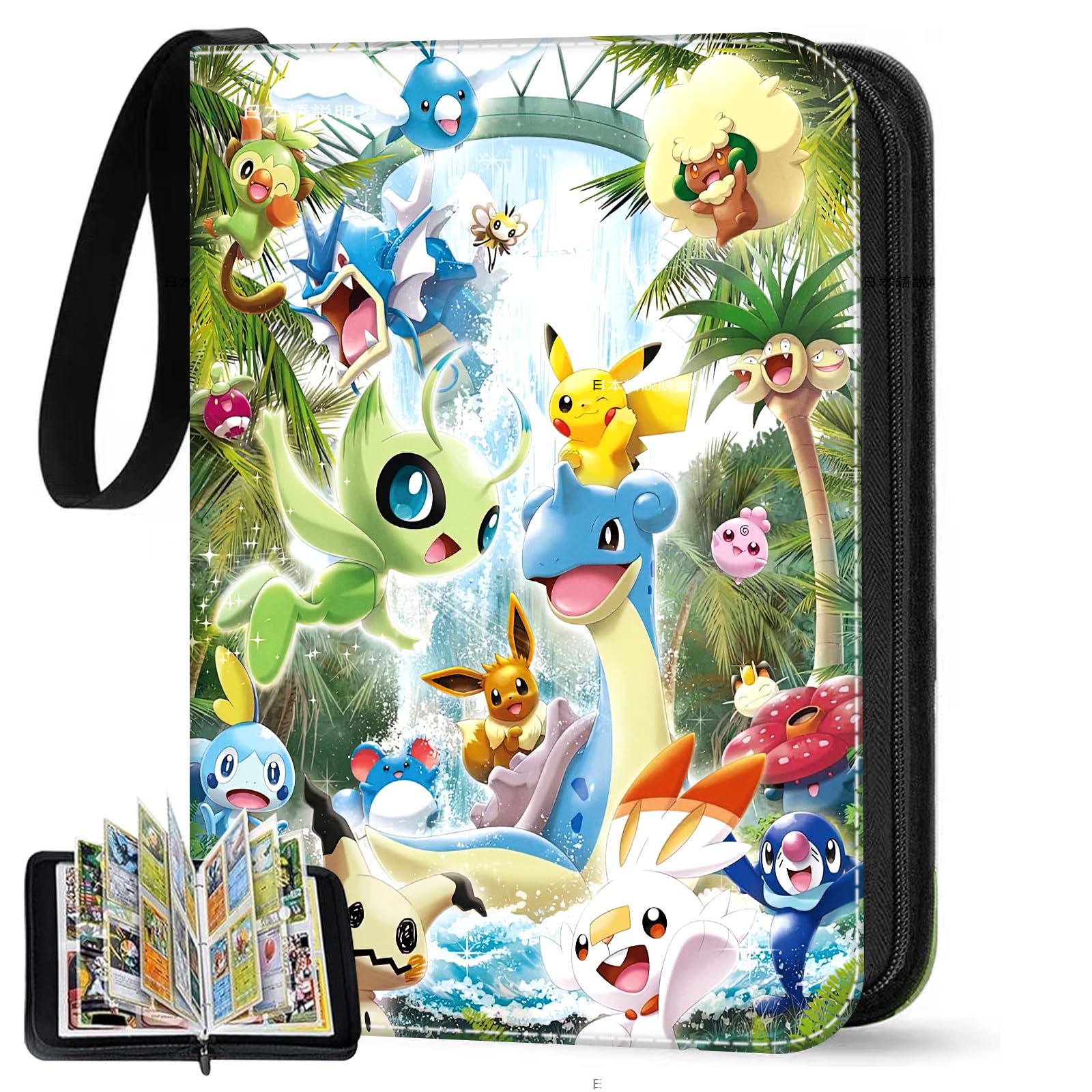 Sammelalbum für Karten, 50 Seiten 400 Karten Kapazität Sammelkarten Album Sammelmappe Karten Ordner Heft, Karten-Kollektion Sammelheft, Geschenk für Kinder Grün-400 Angebot bei HelloDeals