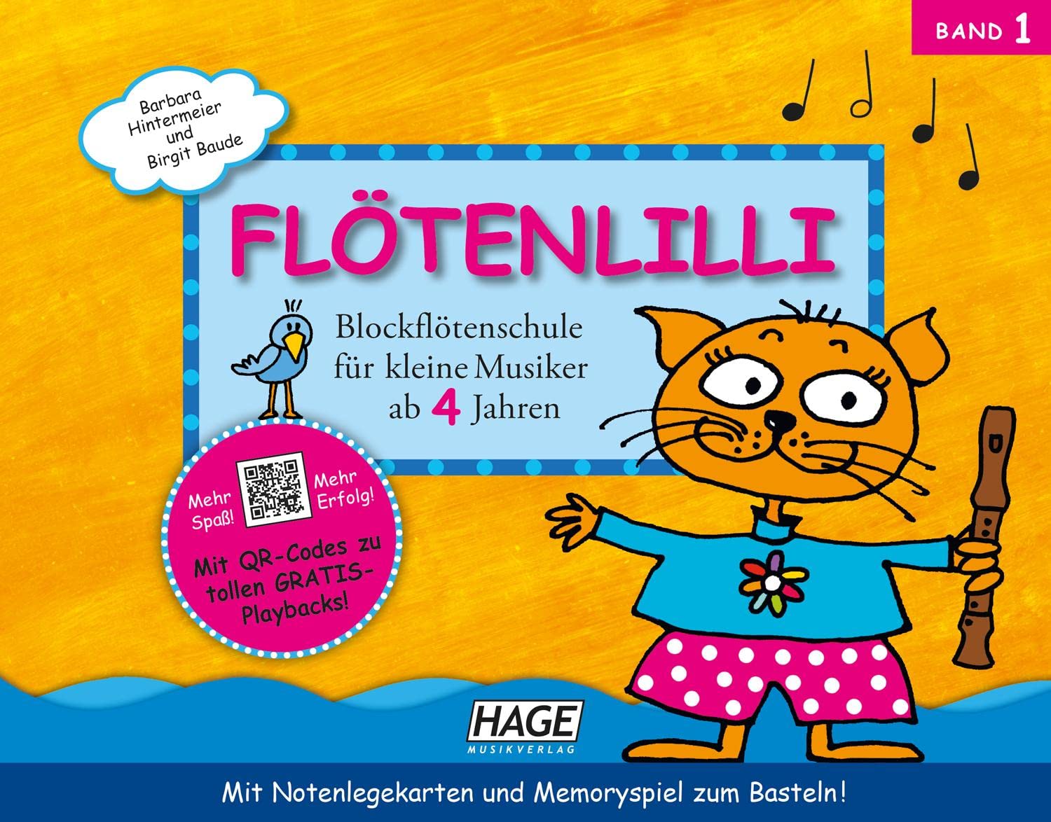 Flötenlilli, Band 1: Blockflötenschule für kleine Musiker ab 4 Jahren - Für deutsche und barocke Griffweise (inkl. CD) Angebot bei HelloDeals
