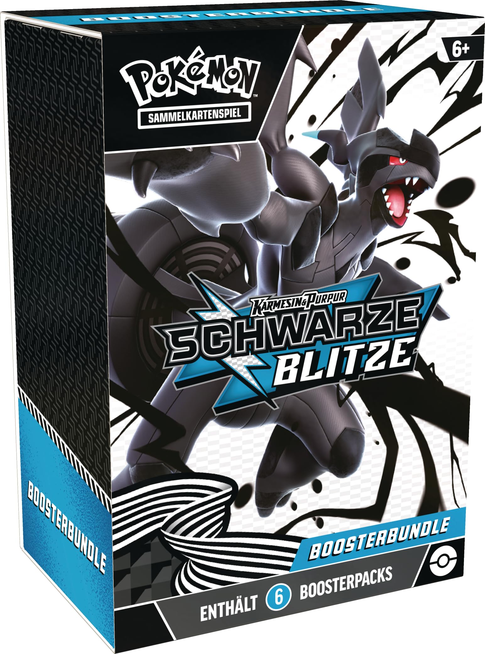 Pokémon-Sammelkartenspiel: Boosterbundle Karmesin & Purpur – Schwarze Blitze (6 Boosterpacks) Angebot bei HelloDeals