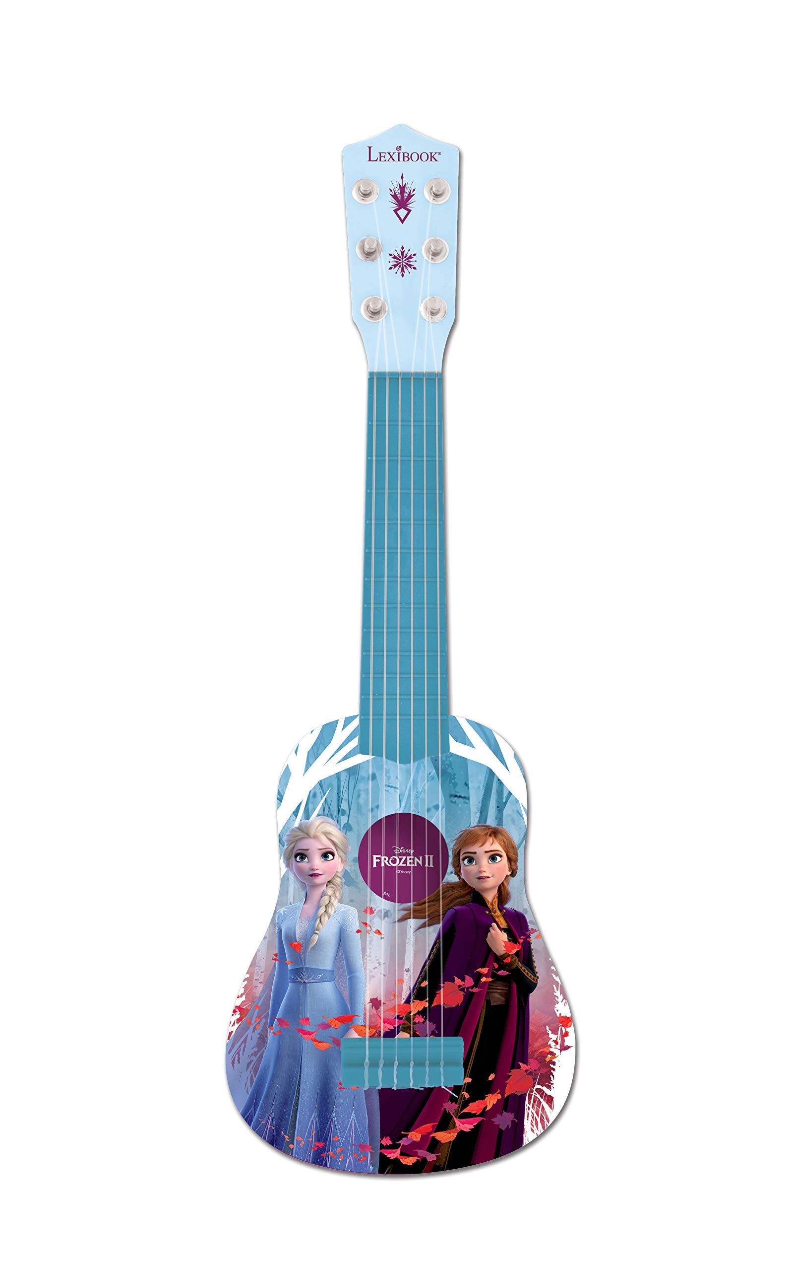 Lexibook, Die Eiskönigin, Meine erste Gitarre für Kinder, 6 Nylonsaiten, 21“ lang, inkl. Anleitung, blau, K200FZ Angebot bei HelloDeals