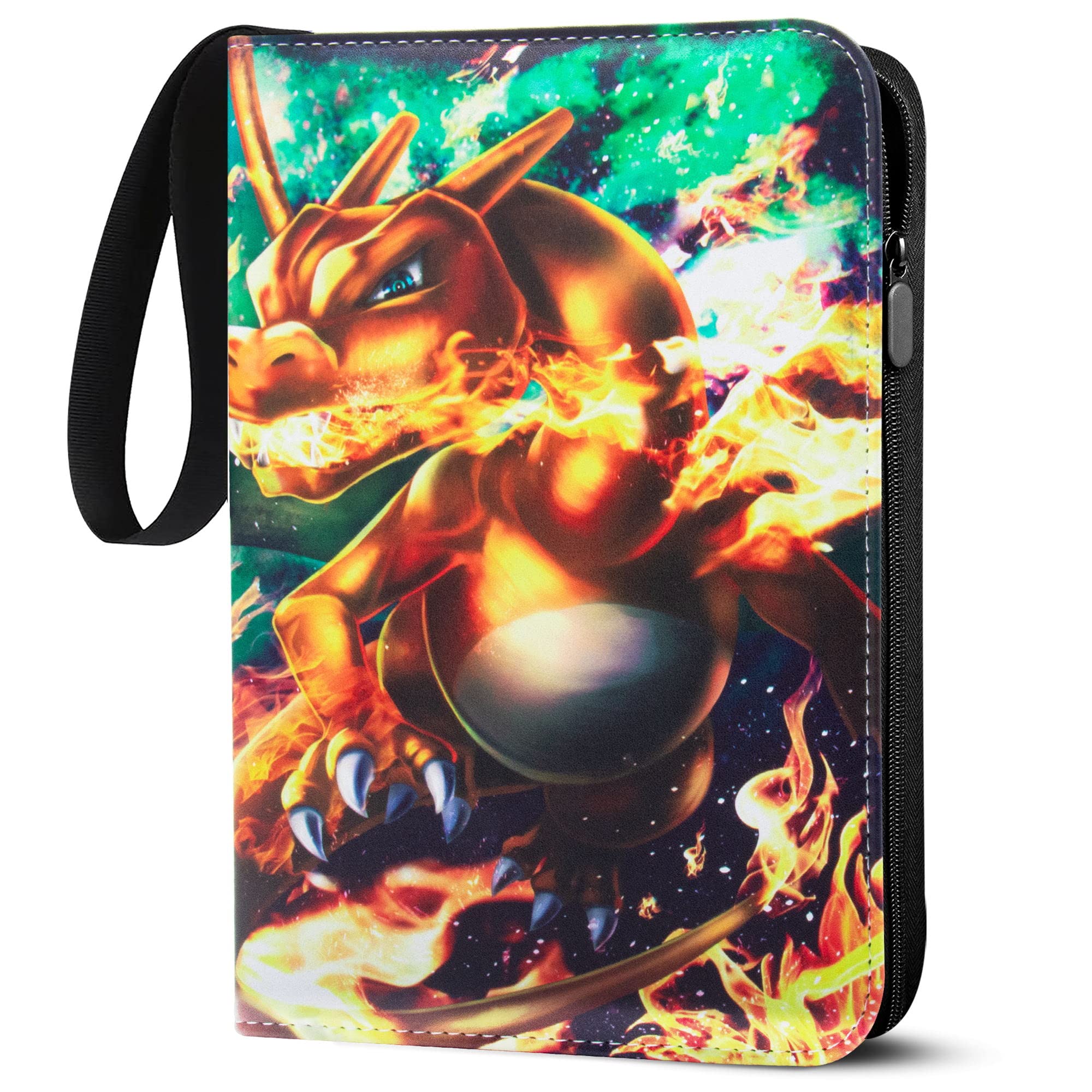 Sammelalbum für Pokemon Karten, 50 Seiten 400 Taschen Sammelkarten Album, Tragbar Wasserdicht PU Karten Heft, Sammelkartenalben Es ist das Geschenk für Kinder 50 Pcs Seite Angebot bei HelloDeals