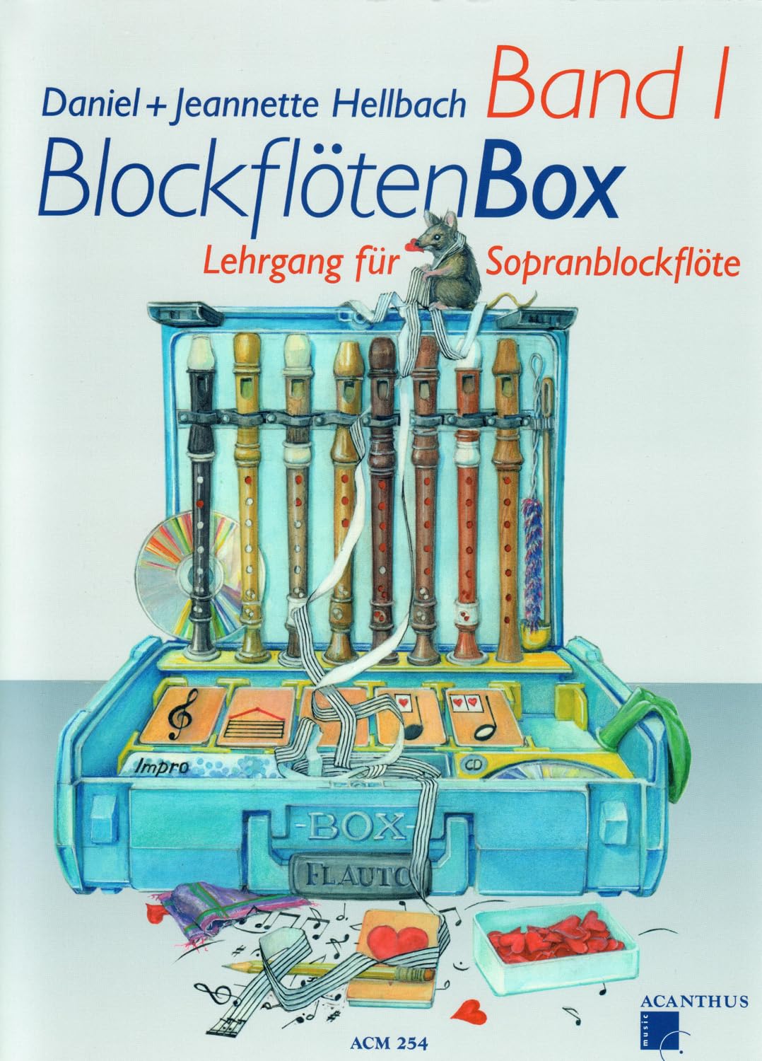 Acanthus Music "Blockflötenbox Band 1 (+Online Audio) – Daniel Hellbach – Lehrgang für Sopranblockflöte Angebot bei HelloDeals