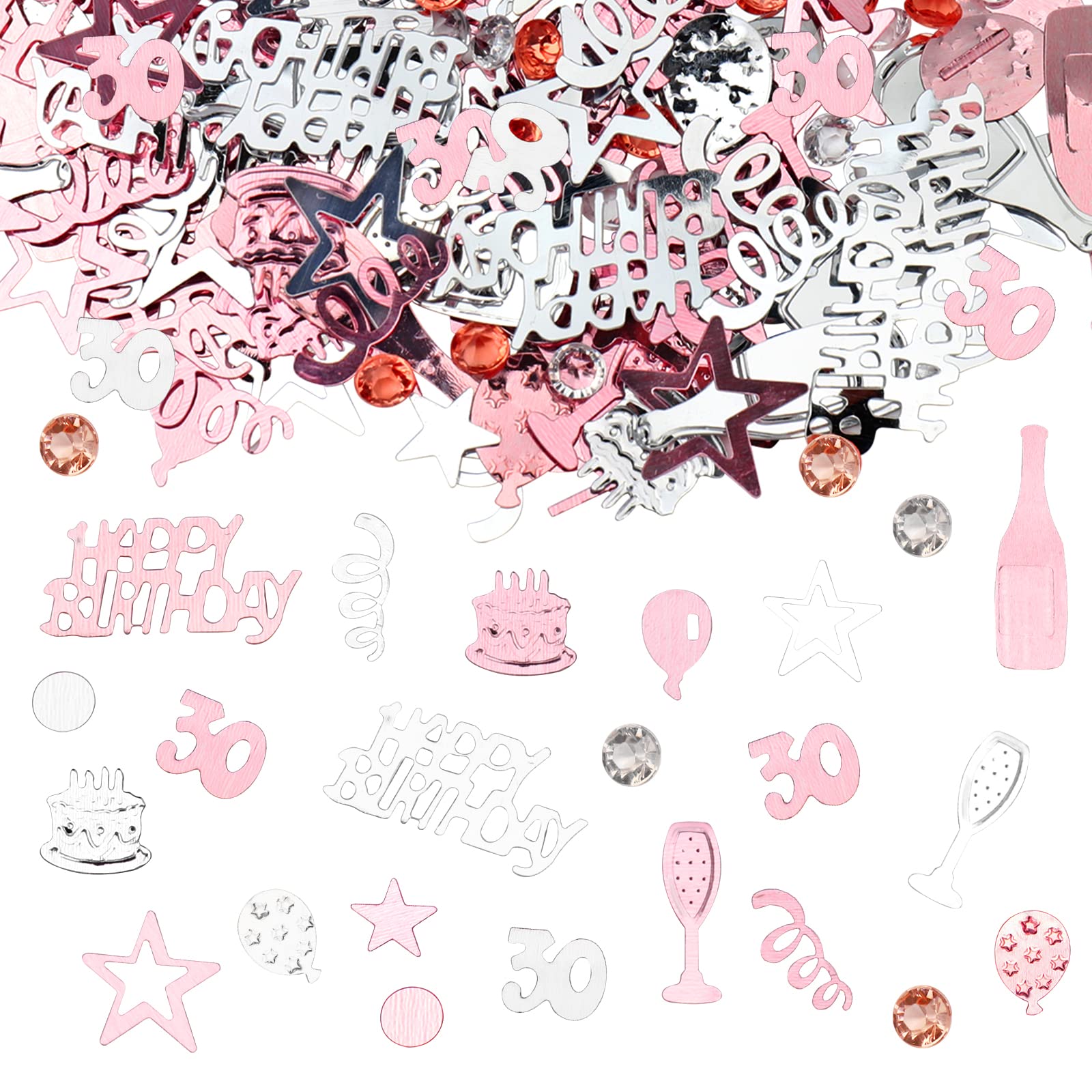 GoldRock Konfetti 30 Geburtstag Frauen Deko Rosegold,500 Stk Konfetti 30. Geburtstag,Streudeko 30 Geburtstage Deko,Deko 30 Geburtstags Frau Männer,Tischdeko 30 Geburtstage,Geburtstagsdeko 30 Jahre Rosegold 30 Geburtstag Konfetti Angebot bei HelloDeals