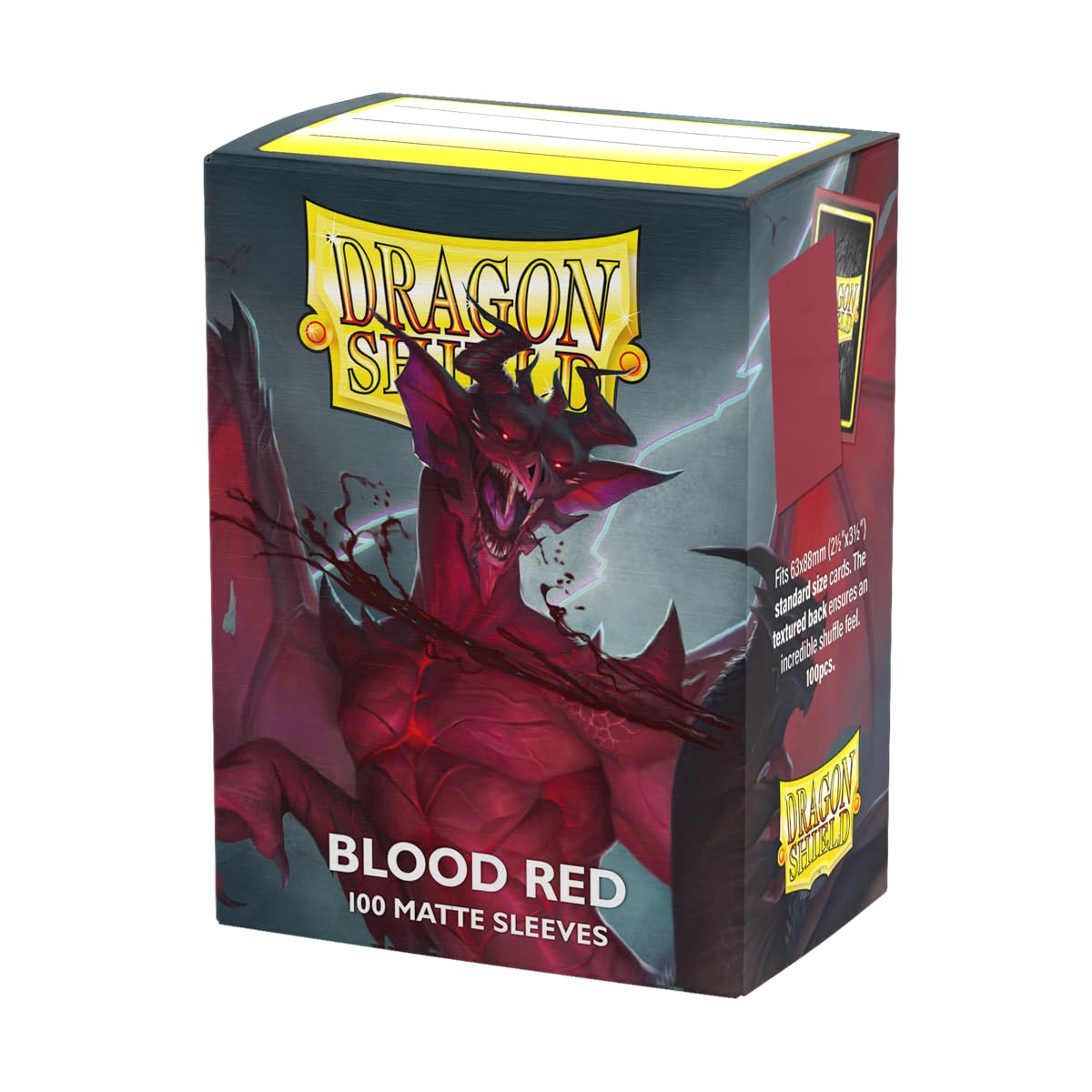 Arcane Tinmen Dragon Shield: Matte – Blood Red(100) Angebot bei HelloDeals