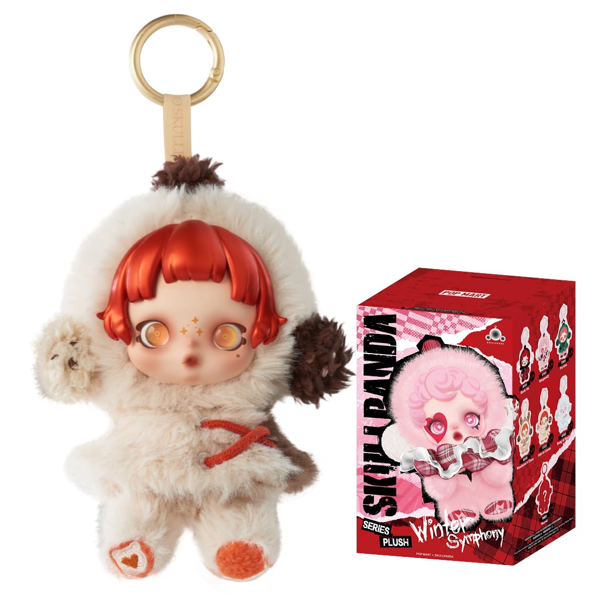 POP MART SKULLPANDA Winter Symphony Series Plush Anime Actionfiguren Sammelfiguren Sammler Kunstspielzeug Spielzeug Figuren Geschenk 1PC Angebot bei HelloDeals