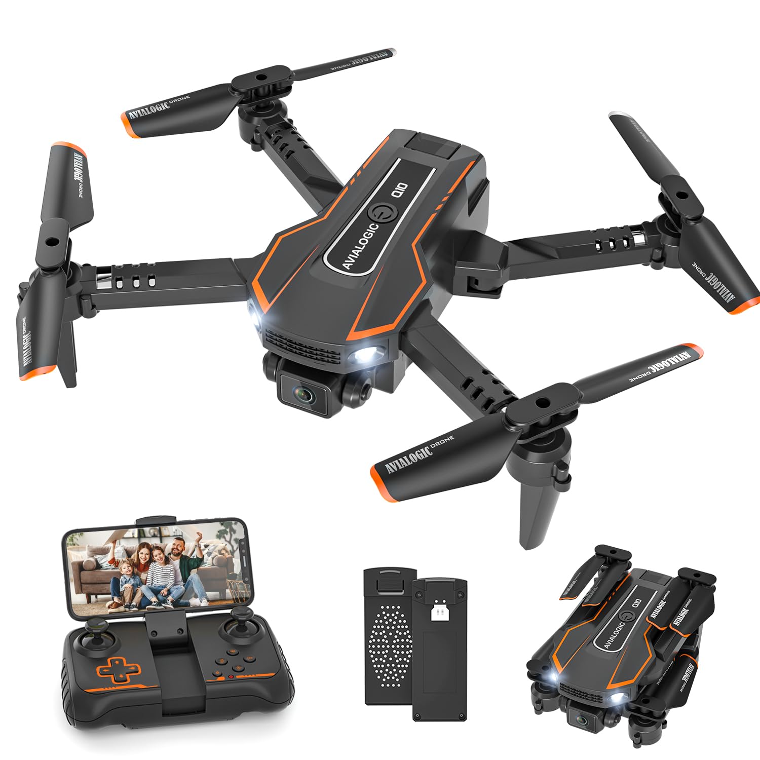 Drohne mit Kamera HD 720P für Kinder, RC Drone Quadcopter mit Kopflos Modus, 3D Flip, Höhenhaltung, Flugbahn, Spielzeug und Geschenke für Jungen Mädchen Anfänger Angebot bei HelloDeals