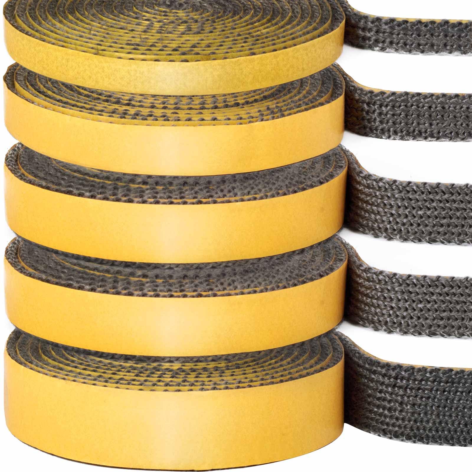 YOCCEK Kamindichtung Ofendichtband Selbstklebend Kamin Ofenrohr Dichtband Dichtung für Kaminofen Kamintür Smoker Ofendichtschnur Feuerfestes Dichtungsband (3mm x 10mm x 2m) 3mmx10mmx2m Angebot bei HelloDeals