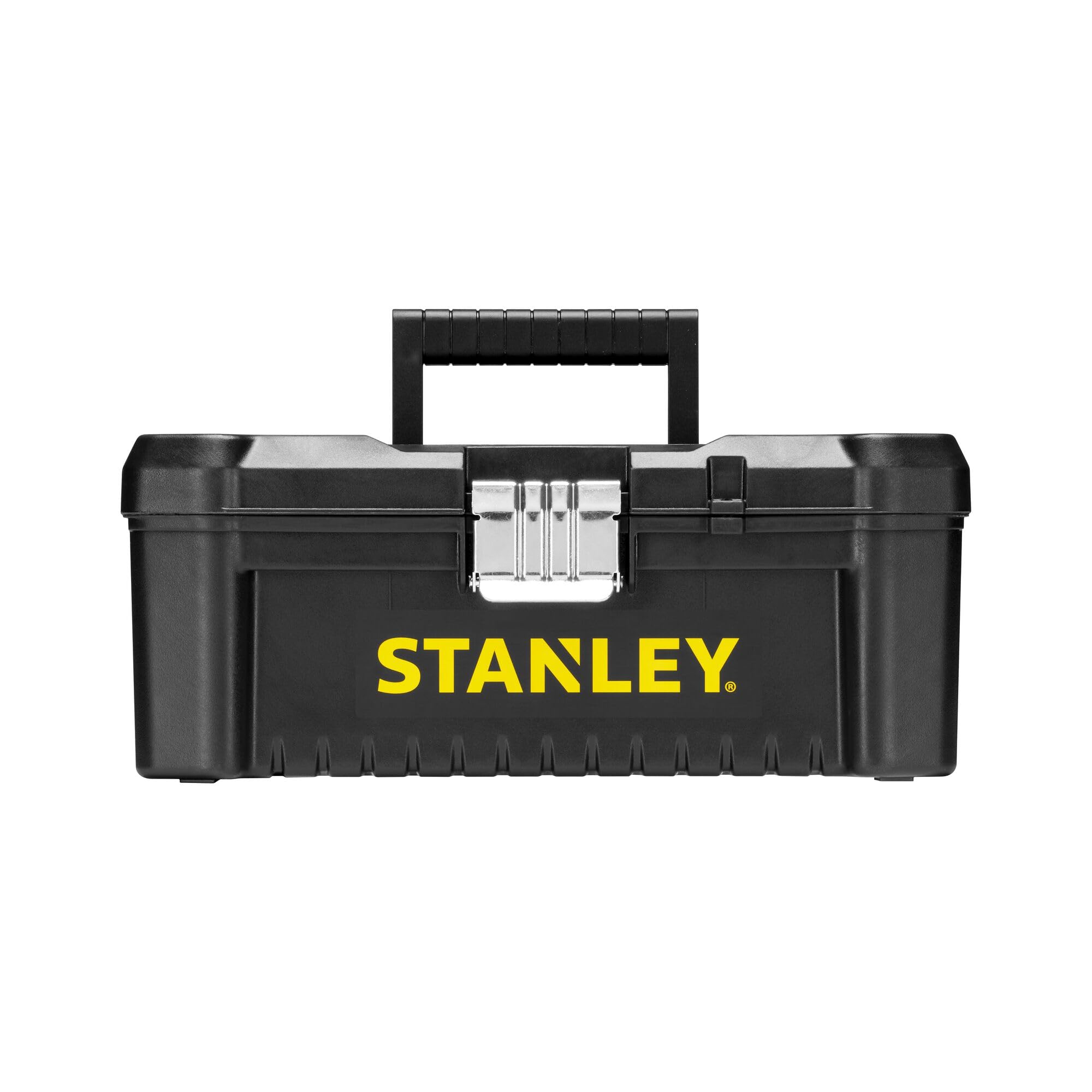Stanley Werkzeugbox/Werkzeugkoffer (12.5", 32x18.8x13.2cm, Werkzeugkasten mit Metallschließen, Organizer für Kleinteile und Zubehör, entnehmbare Trage) STST1-75515 12.5" Metallschliesse Angebot bei HelloDeals