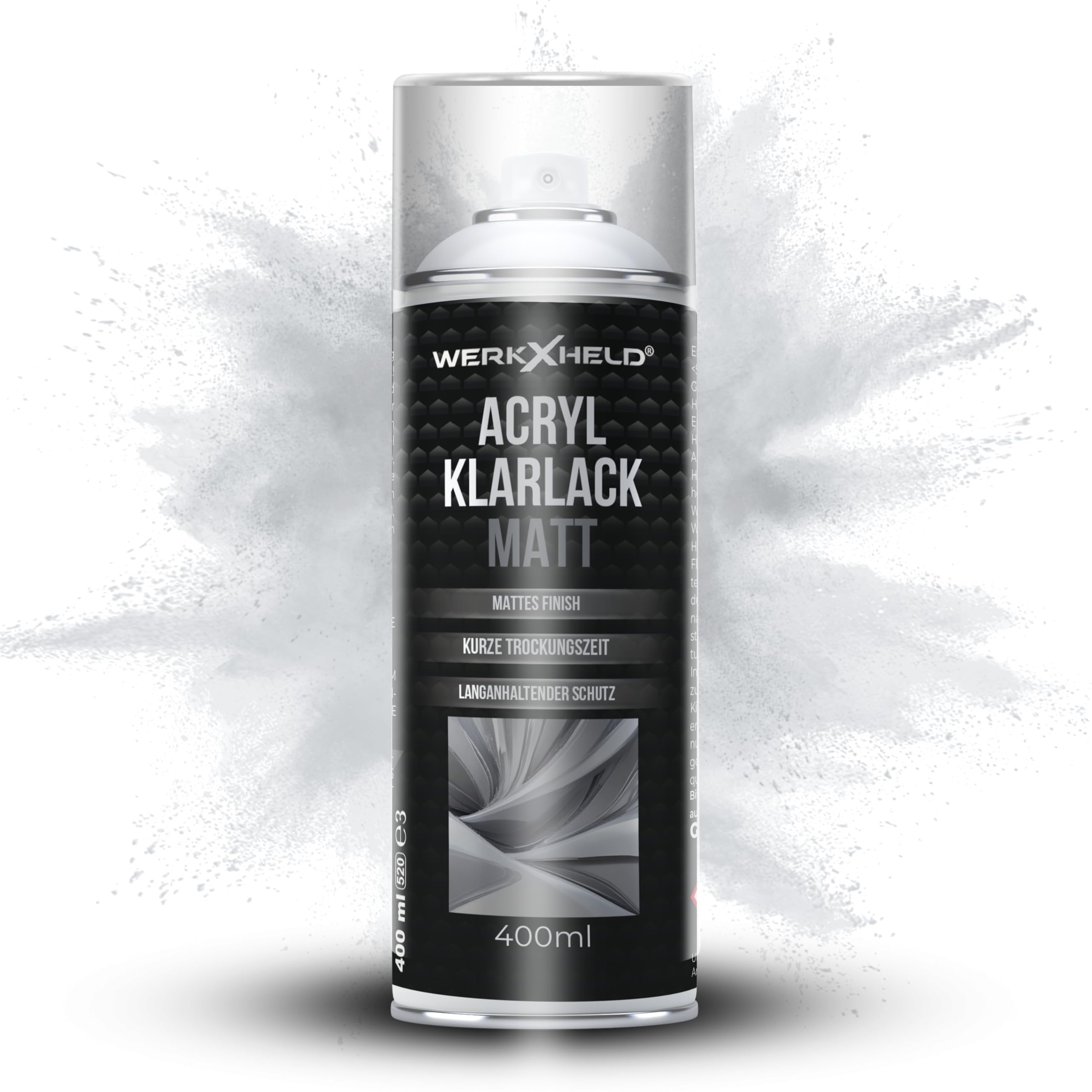 WerkXheld Klarlack Matt 400ml – Universeller Sprühlack für Metall, Holz, Glas und Kunststoff – Ideal für Möbel, Dekor und Fahrzeugteile – Schützendes seidenmattes Finish Angebot bei HelloDeals