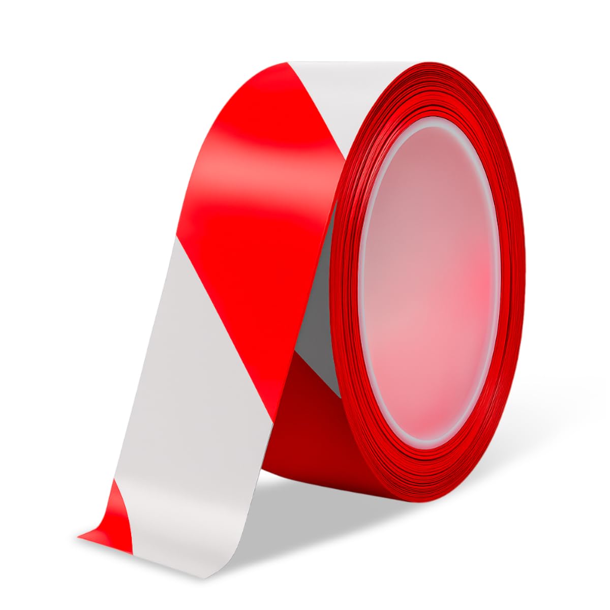 Amig - Markierungsband - Zur Abgrenzung von Gefahrenbereichen - Nicht klebend - LDPE Polyethylen - 70 mm x 200 m - Rot und Weiß 200 m Rot-Weiß Angebot bei HelloDeals