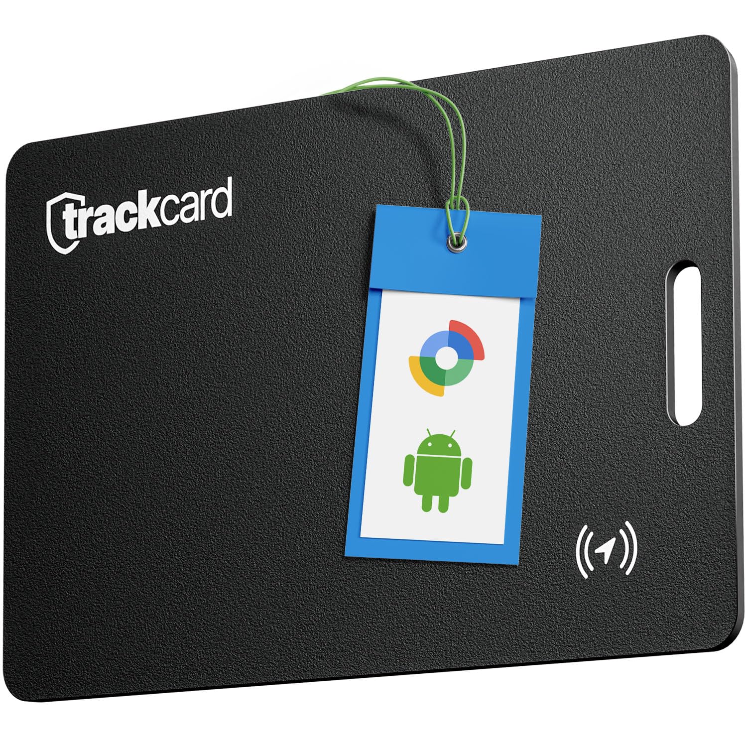 TRACKCARD® One für Android | Die Tracker Karte für Deine Geldbörse & Ausweis | Ultradünn & Kabellos Wiederaufladbar & Lauter Alarm | Offiziell kompatibel mit Google Find My & Find Hub (nur Android) Angebot bei HelloDeals