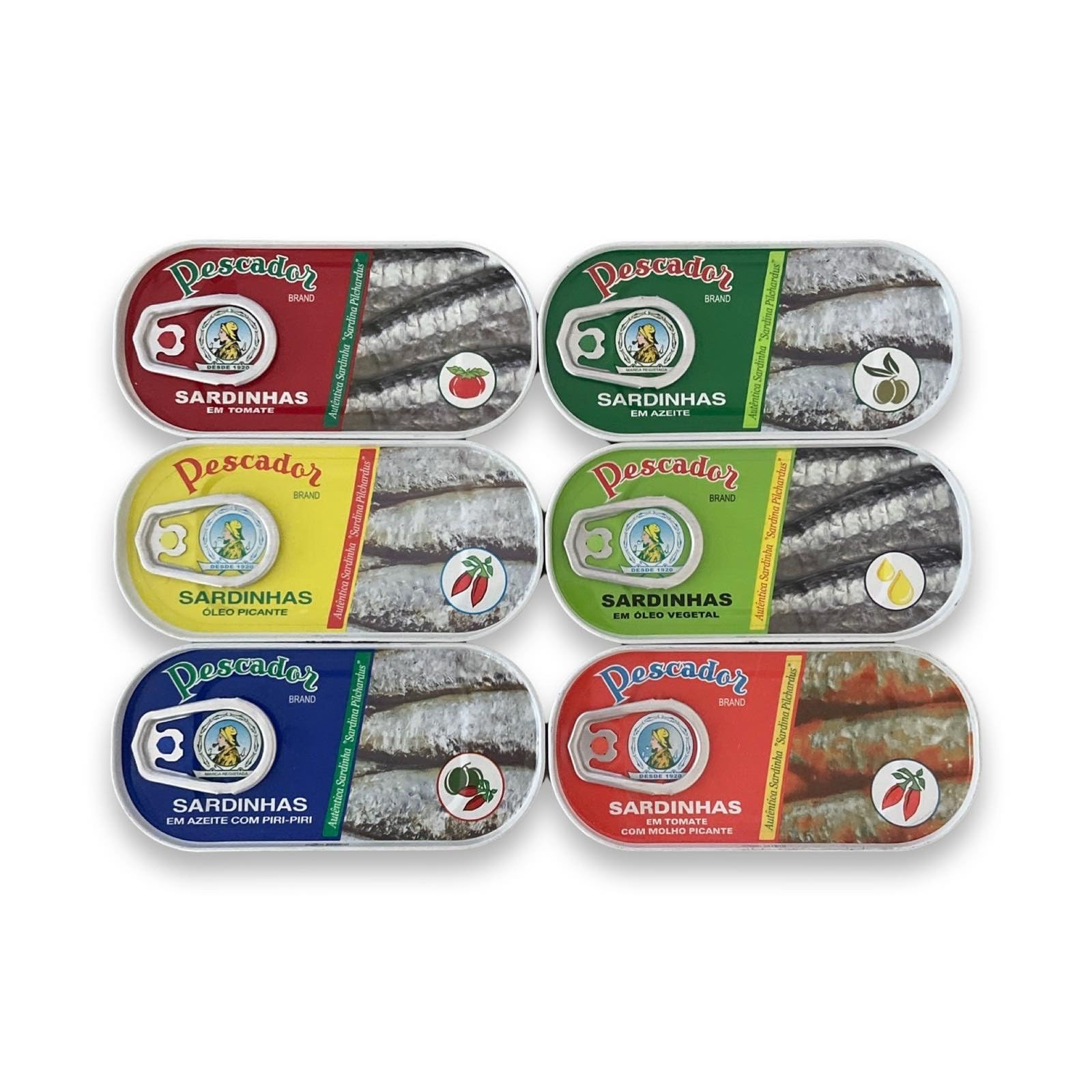 Pescador Sardinen Mix - 6 Arten - Portugal Angebot bei HelloDeals