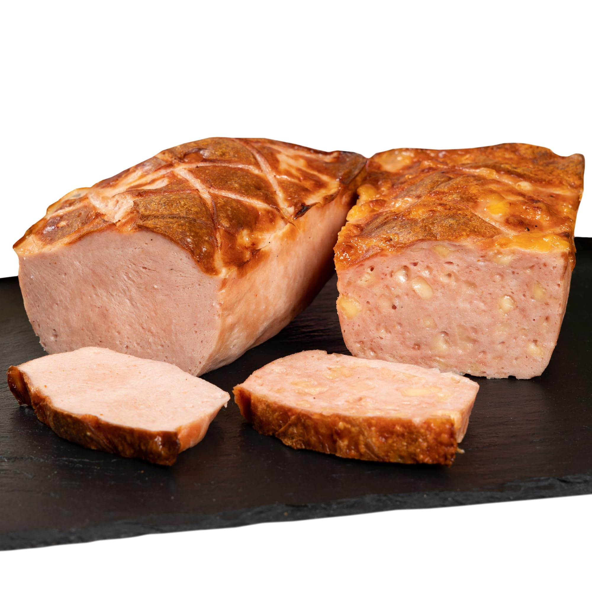 WURSTBARON® Käse-Leberkäse & Leberkäse rot Leberkäse-Set für Feinschmecker - Fleischkäse zum Aufbacken - hochwertige Qualität aus Bayern, 2x 1 kg Angebot bei HelloDeals