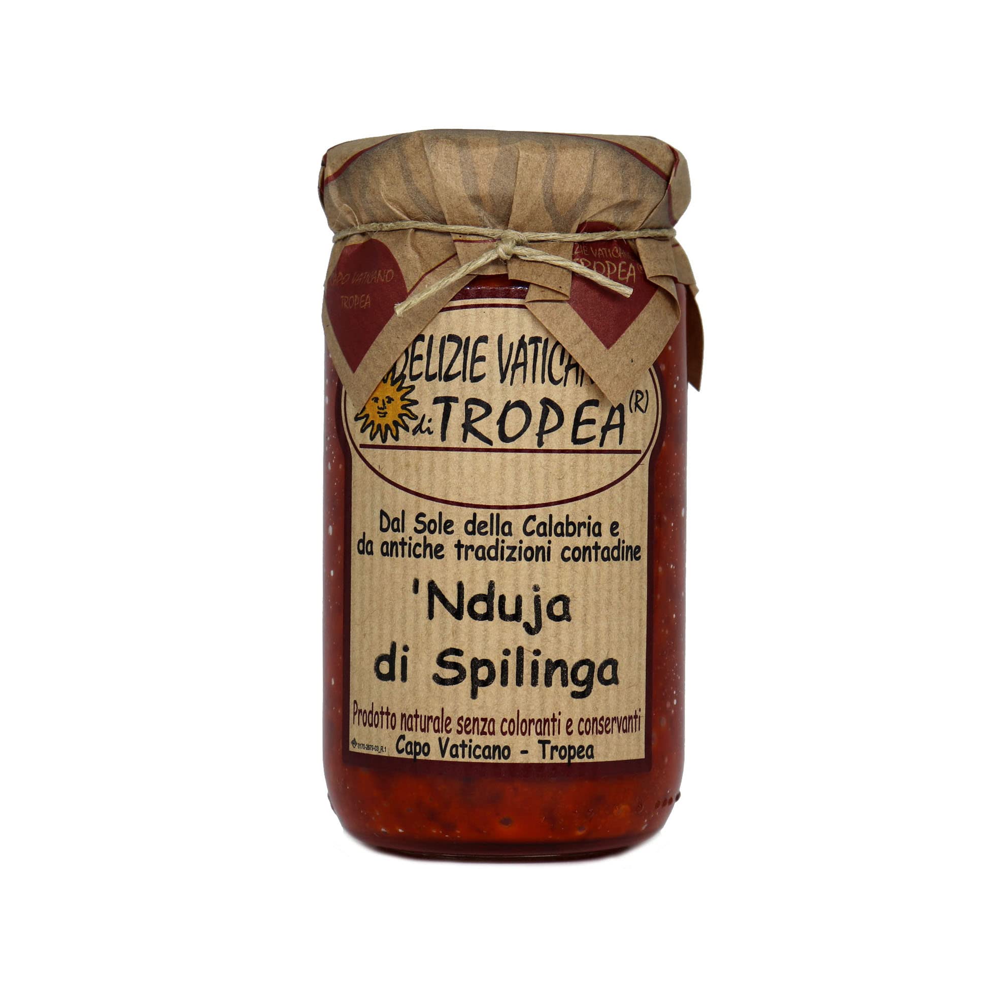 Nduja di Spilinga | Würzige Streichsalami aus Italien | Handgemachte Kalabrische Delikatesse – Gourmet Feinkost | Authentisch Hergestellt in Italien von Delizie Vaticane di Tropea (Glass Jar) 180 g (1er Pack) Angebot bei HelloDeals
