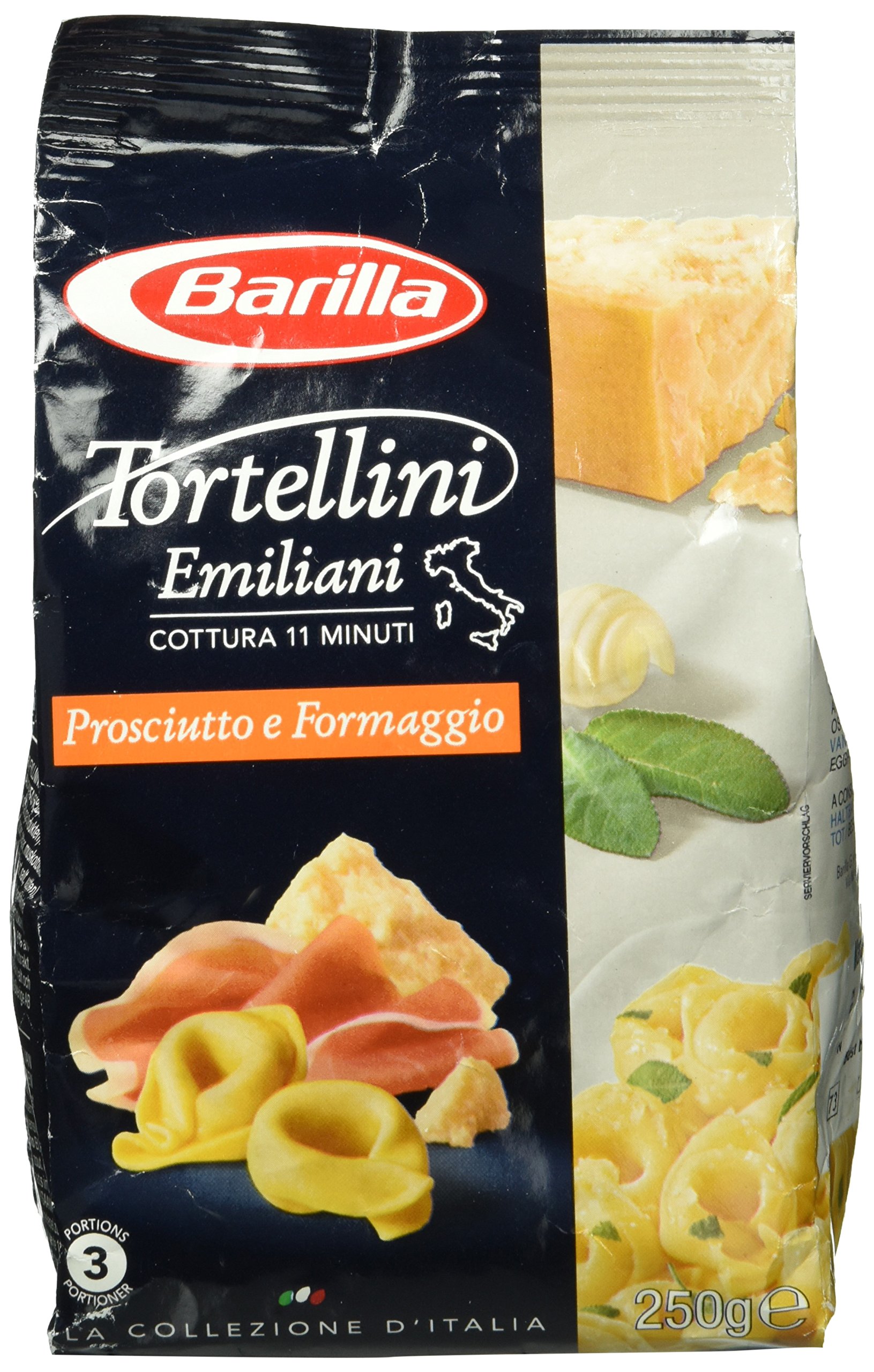 Barilla La Collezione Tortellini con Prosciutto e Formaggio (mit Schinken und Käse), 250 g 1 Angebot bei HelloDeals