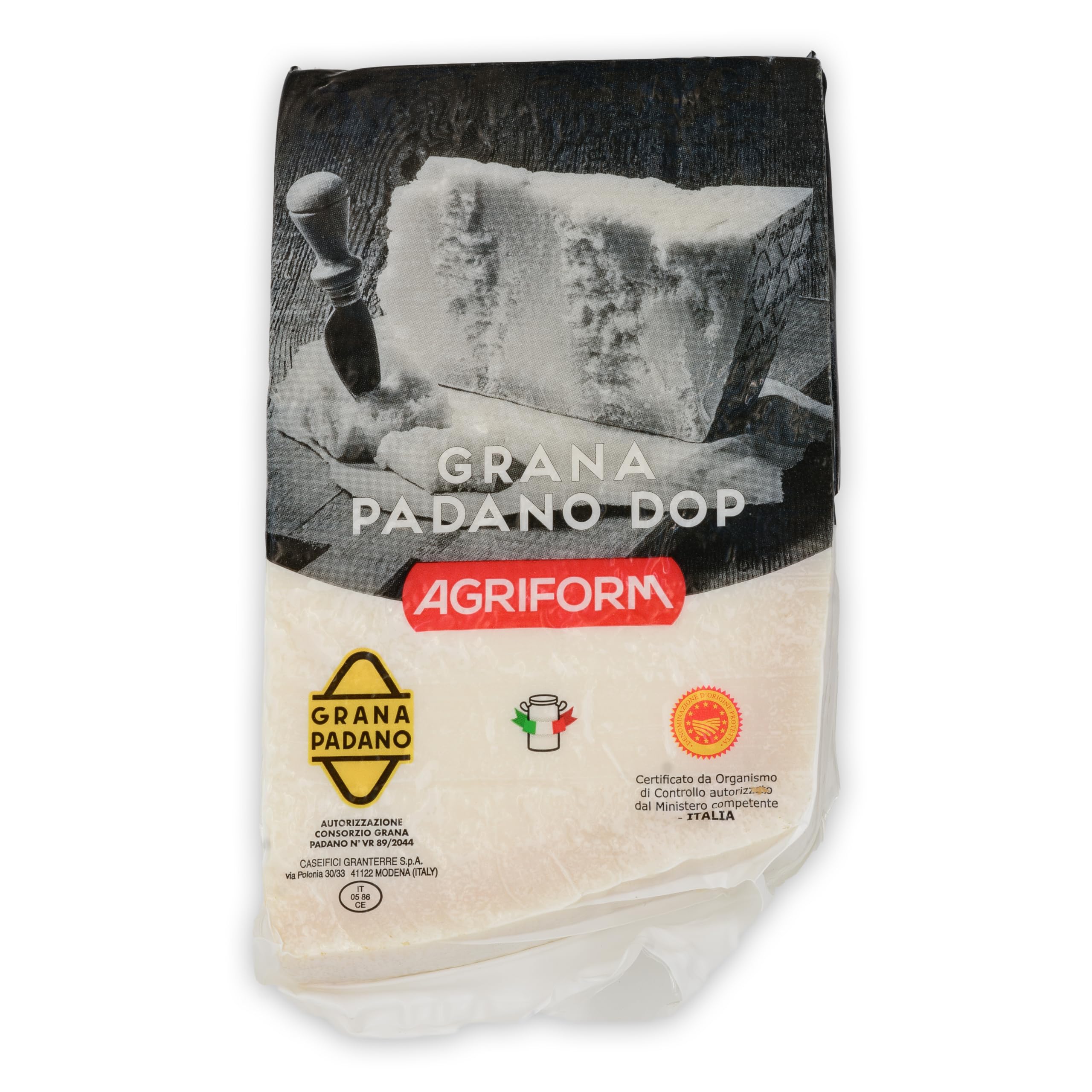 Food-United GRANA PADANO DOP 1kg formaggio-italiano-Hartkäse Italienischer-Käse am Stück über 10 Monate gereift mit g.U.-Siegel zum Reiben würzig aromatisch Grana 1 kg (1er Pack) Angebot bei HelloDeals
