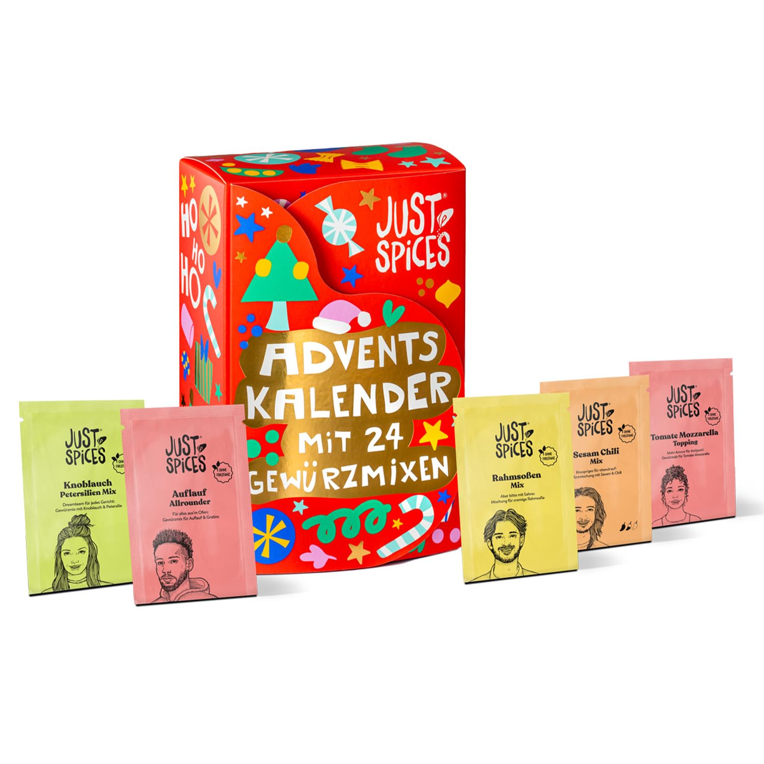 Just Spices Kleiner Gewürz Adventskalender 2025 I 24 Gewürzmixe im Probierformat I Mit 24 passenden & vielseitigen Rezepten für Dezember I Auch prima als Geschenk Kleiner Gewürzkalender 2025 Angebot bei HelloDeals