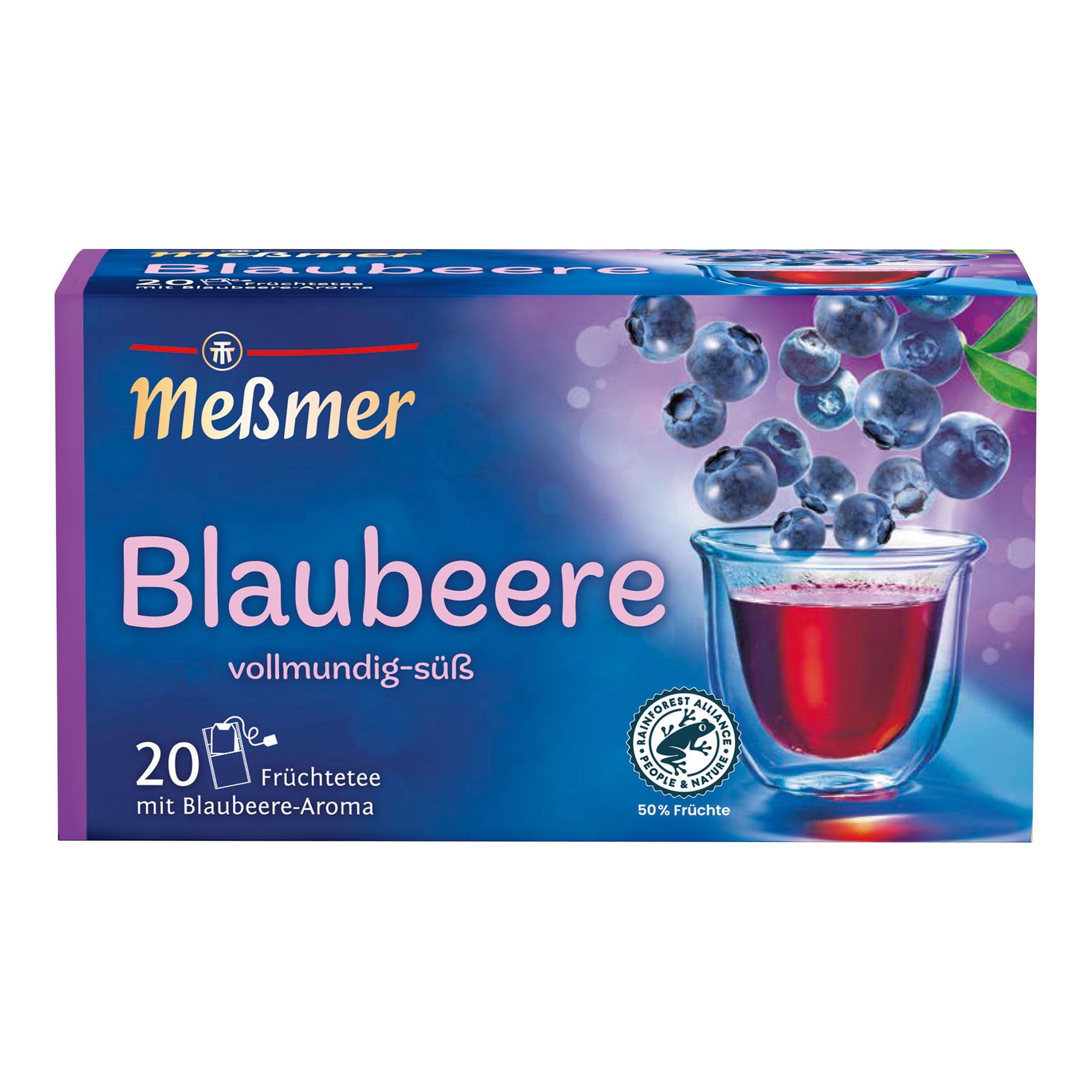 Meßmer Blaubeere | 20 Teebeutel | Glutenfrei | Laktosefrei | Vegan Angebot bei HelloDeals