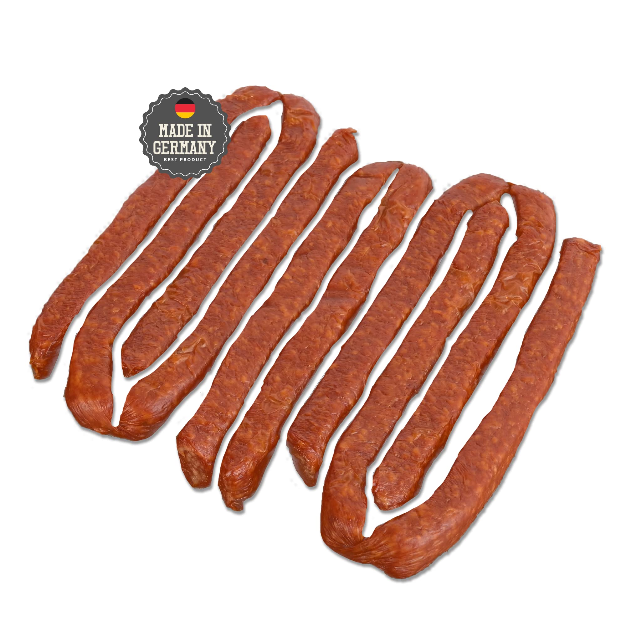 Schwarzwald Metzgerei - Landjäger mager mit einmaligem Geschmack, hängen zusammen mit dem Schwarzwälder Schinken im Rauch - 5 Paar (min. 375g) 5 Paar 10 Stück (1er Pack) Angebot bei HelloDeals