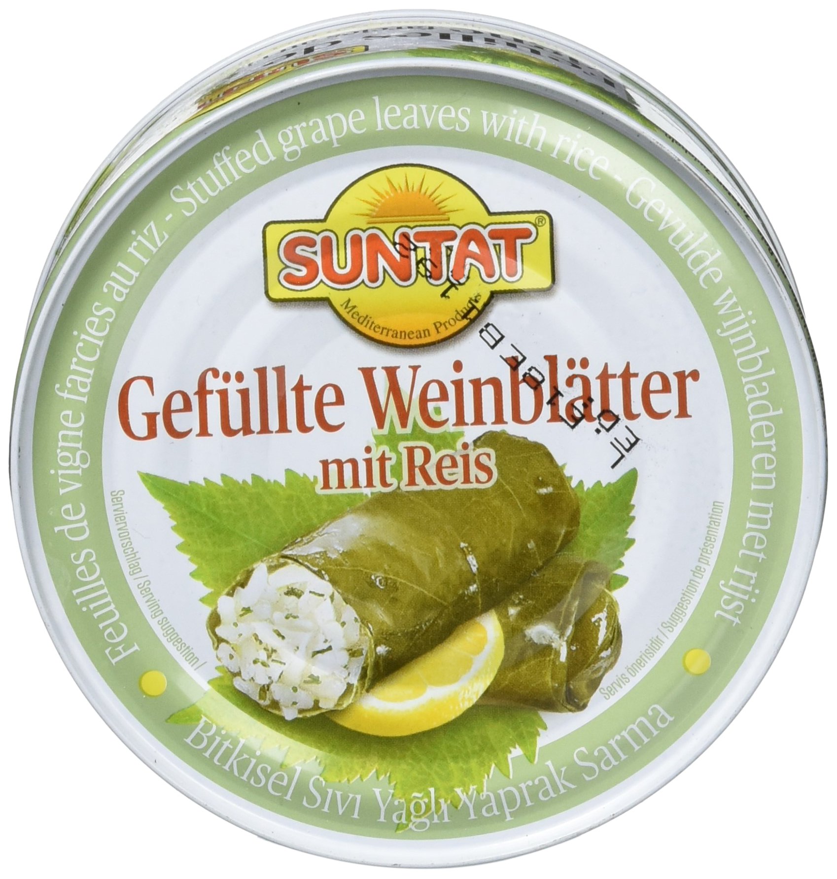 SUNTAT Gefüllte Weinblätter , 4er Pack (4 x 400 g Packung) 4x 400 g Angebot bei HelloDeals