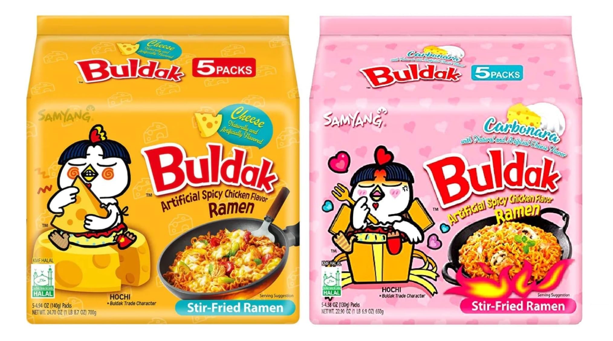 SAMYANG Hot Spicy Chicken Ramen Buldak Mix 2 x 5 Stück Angebot bei HelloDeals