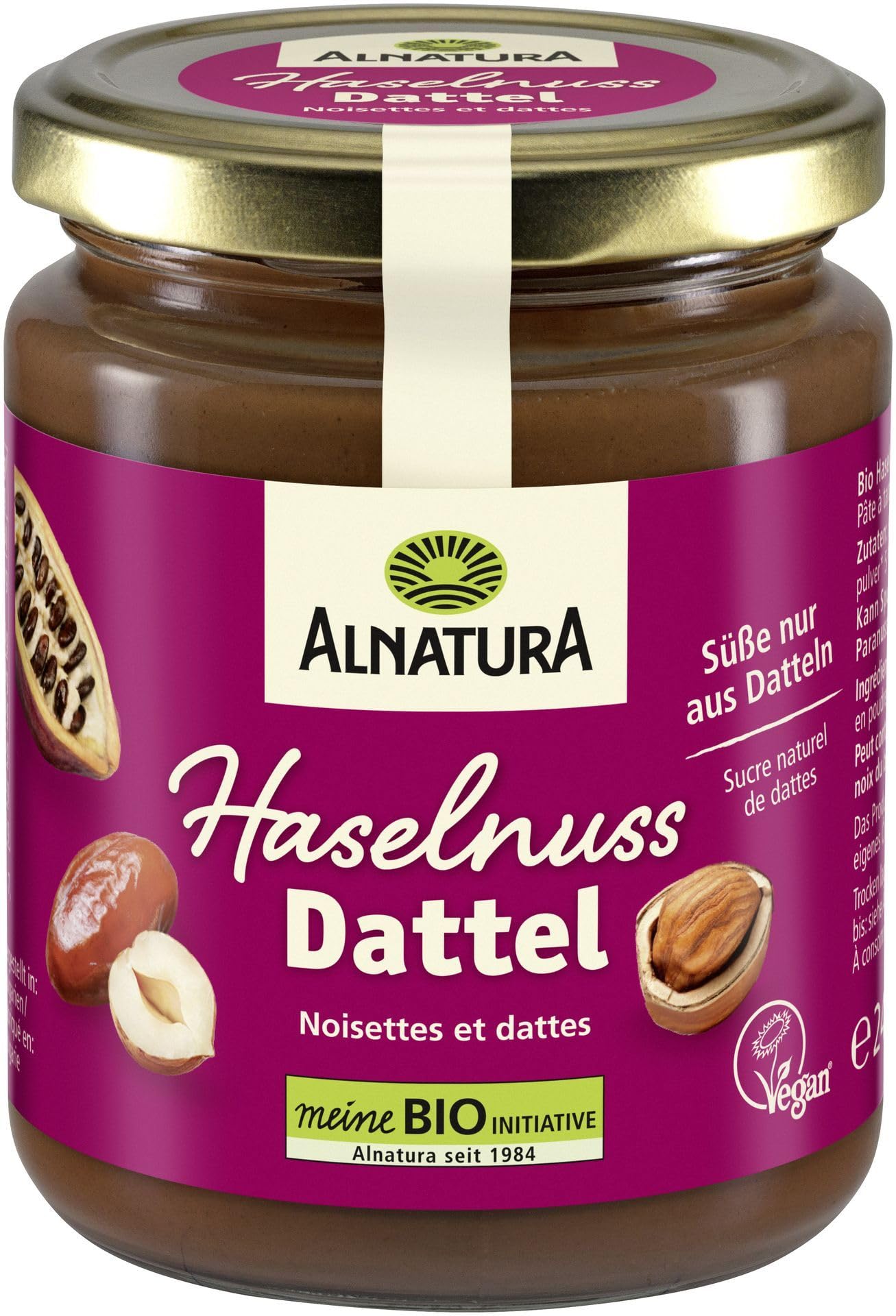 Alnatura Bio Haselnuss-Dattel-Creme, 240 g Angebot bei HelloDeals