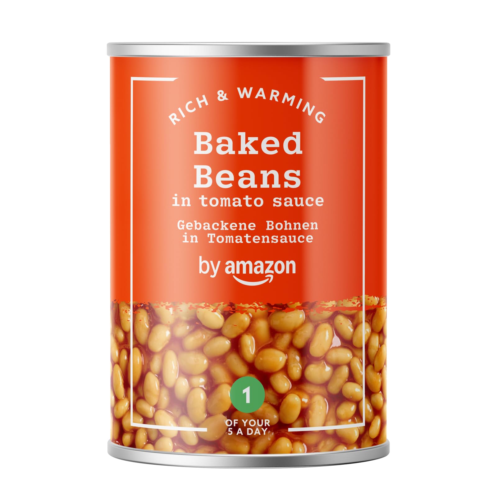 by Amazon Baked Beans in Tomatensauce, 420g 420 g (Packung mit 1) Angebot bei HelloDeals