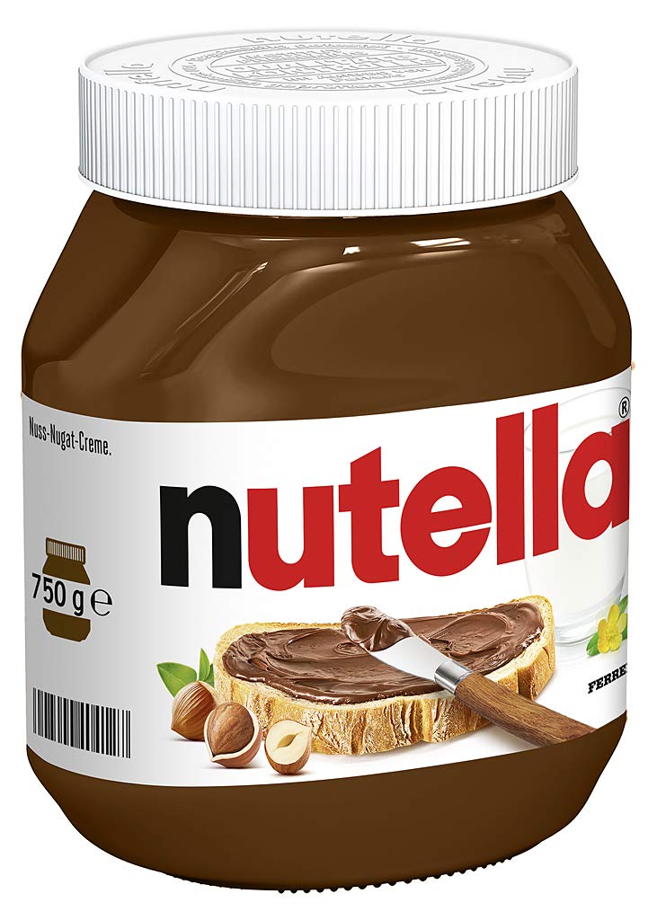 nutella - Nuss-Nougat-Creme, 1 Glas mit 750g, leckere Haselnuss-Schoko-Creme als Aufstrich oder für Rezepte 750 g (1er Pack) 1er Pack Angebot bei HelloDeals
