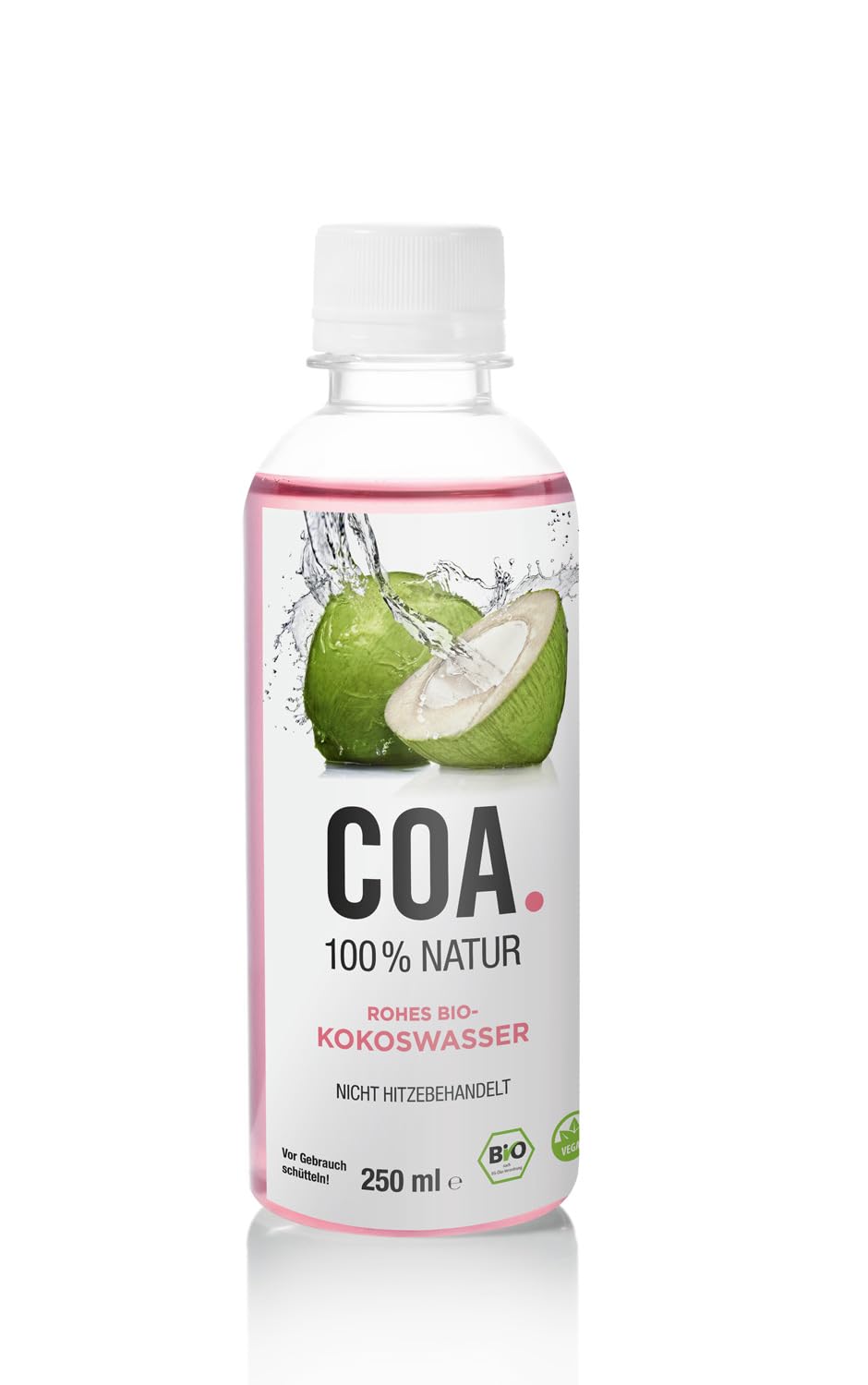 COA. Rohes Bio-Kokoswasser (12x250ml) inkl. Einwegpfand * Unbehandelt * Vegan * Glutenfrei * Isotonisch * Gesund * Nicht ultrahocherhitzt oder pasteurisiert EINWEG 250 ml (12er Pack) Angebot bei HelloDeals
