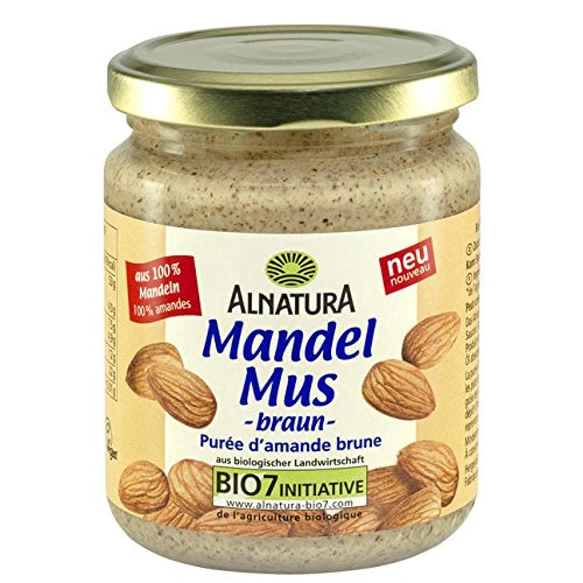 Alnatura Bio Mandelmus braun, 250 g Mandelmus 250 g (1er Pack) Angebot bei HelloDeals