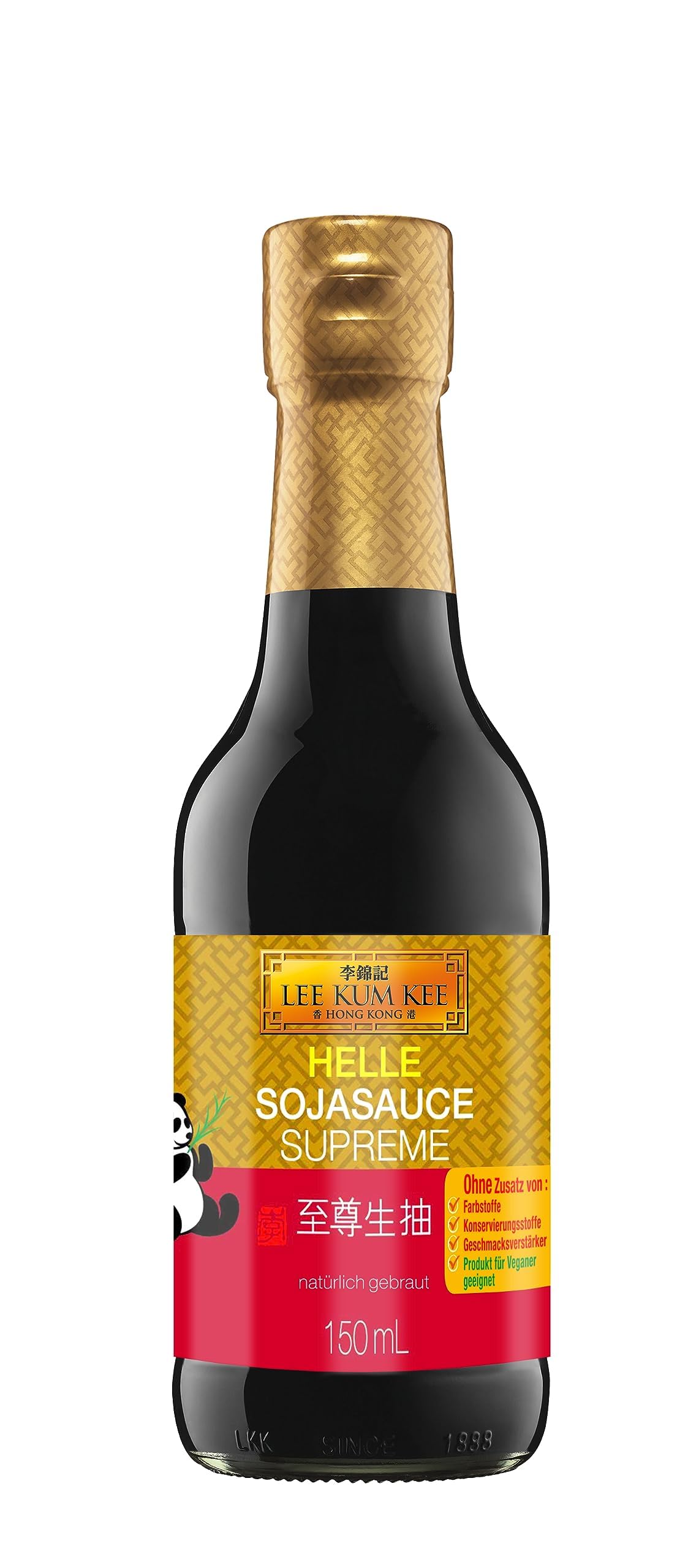 Lee Kum Kee Helle Sojasauce Premium – Würzsauce auf Sojabasis – 1 x 150 ml Natürlich 150 ml (1er Pack) Angebot bei HelloDeals