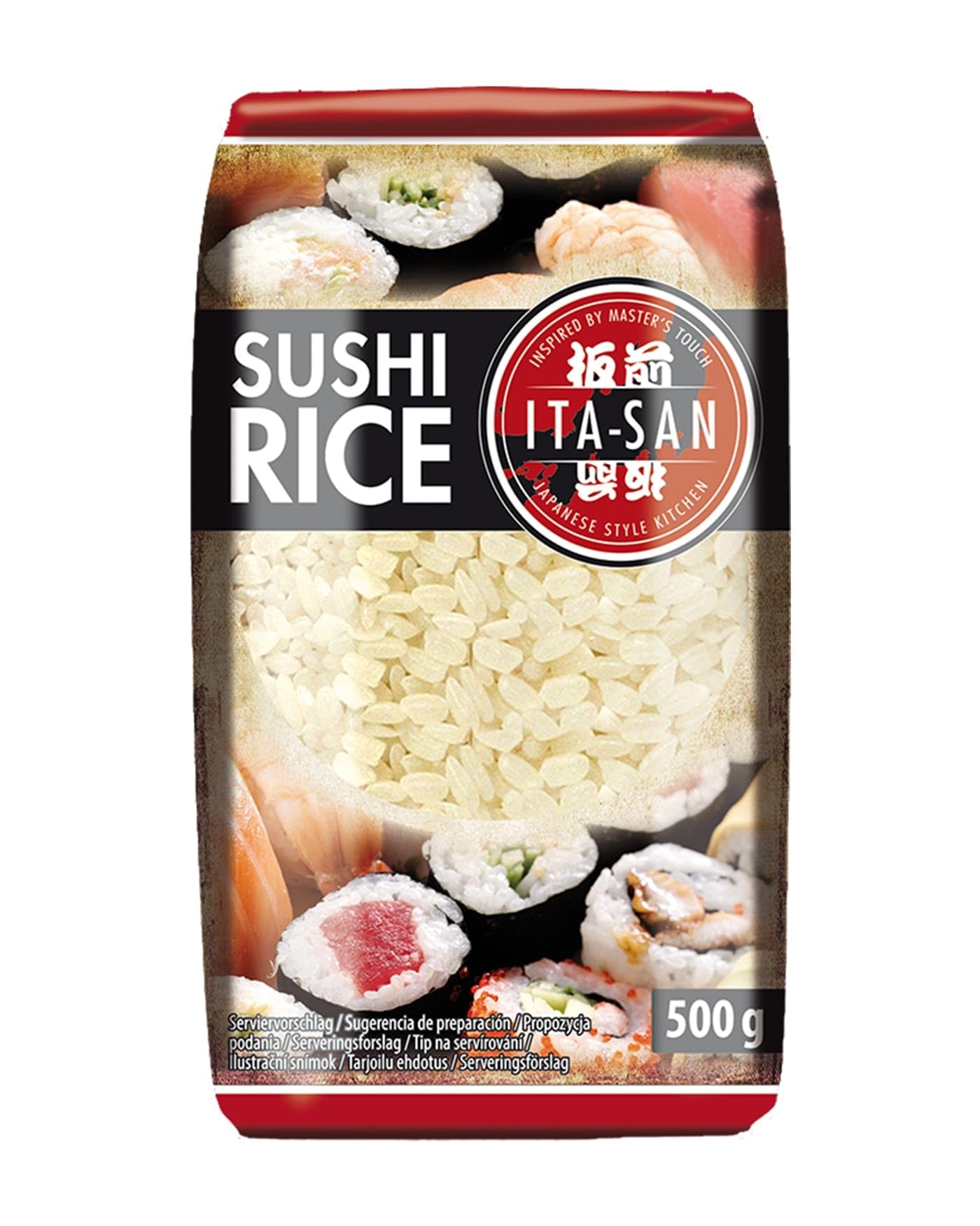ITA-SAN Sushi Reis, Rundkorn 1. Qualität, 100% sortenrein, schnell und einfach zubereitet, vegan, halal, glutenfrei (1 x 500 g) 1 500 g (1er Pack) Angebot bei HelloDeals