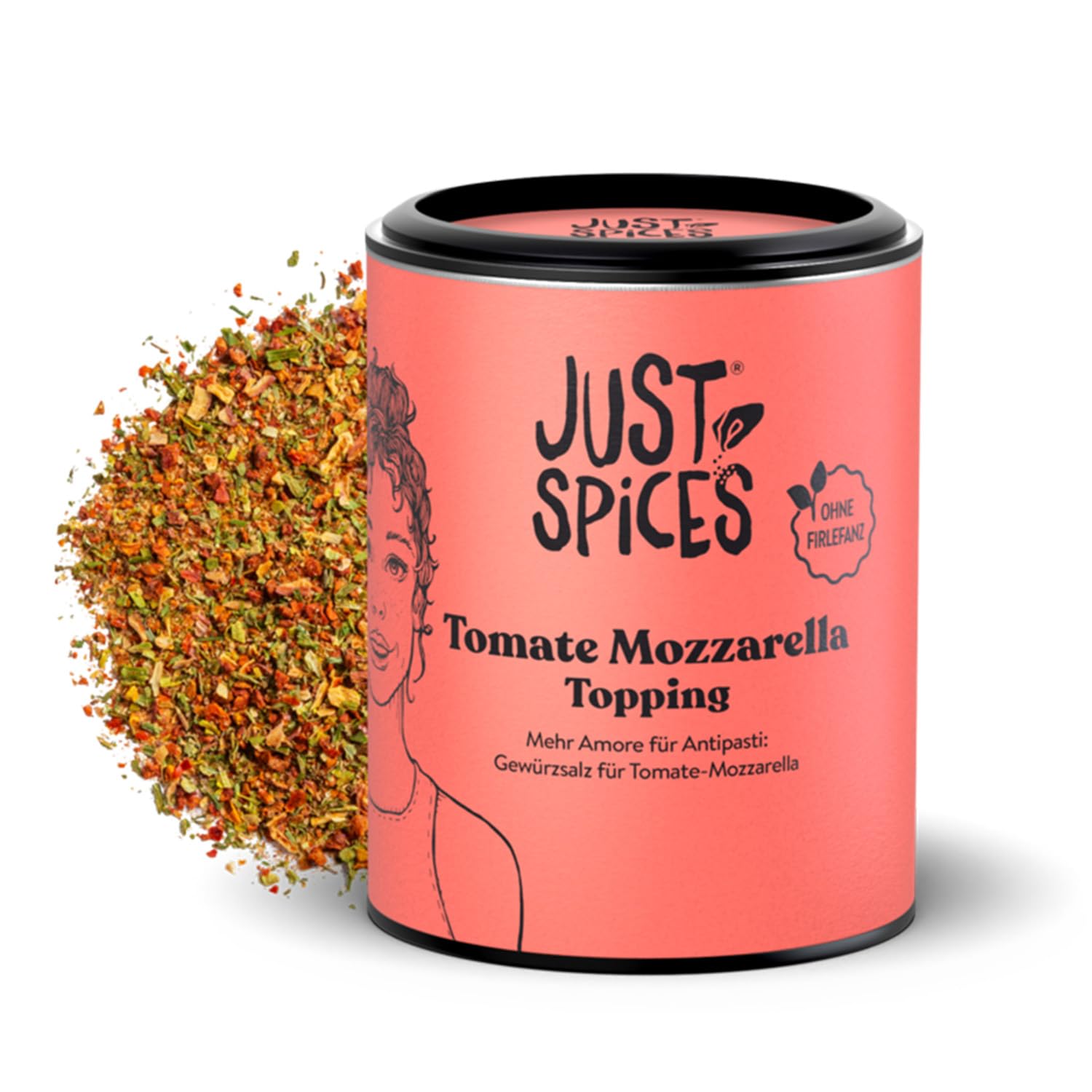 Just Spices Tomate Mozzarella Topping I Mache leckere Antipasti wie im Italien-Urlaub I Gewürzdose, 65 g Angebot bei HelloDeals