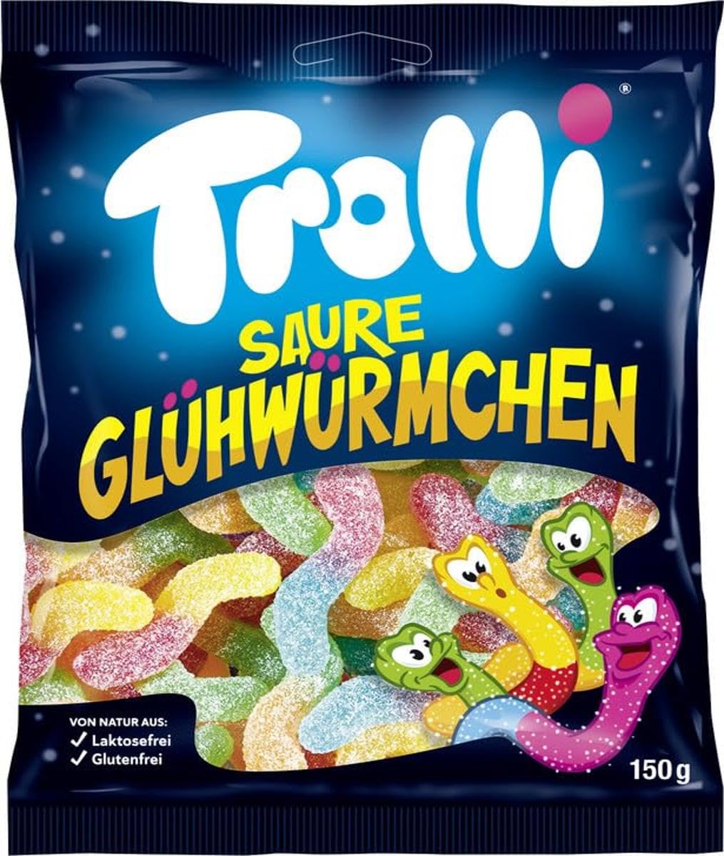 Trolli Saure Glühwürmchen 150 g Angebot bei HelloDeals