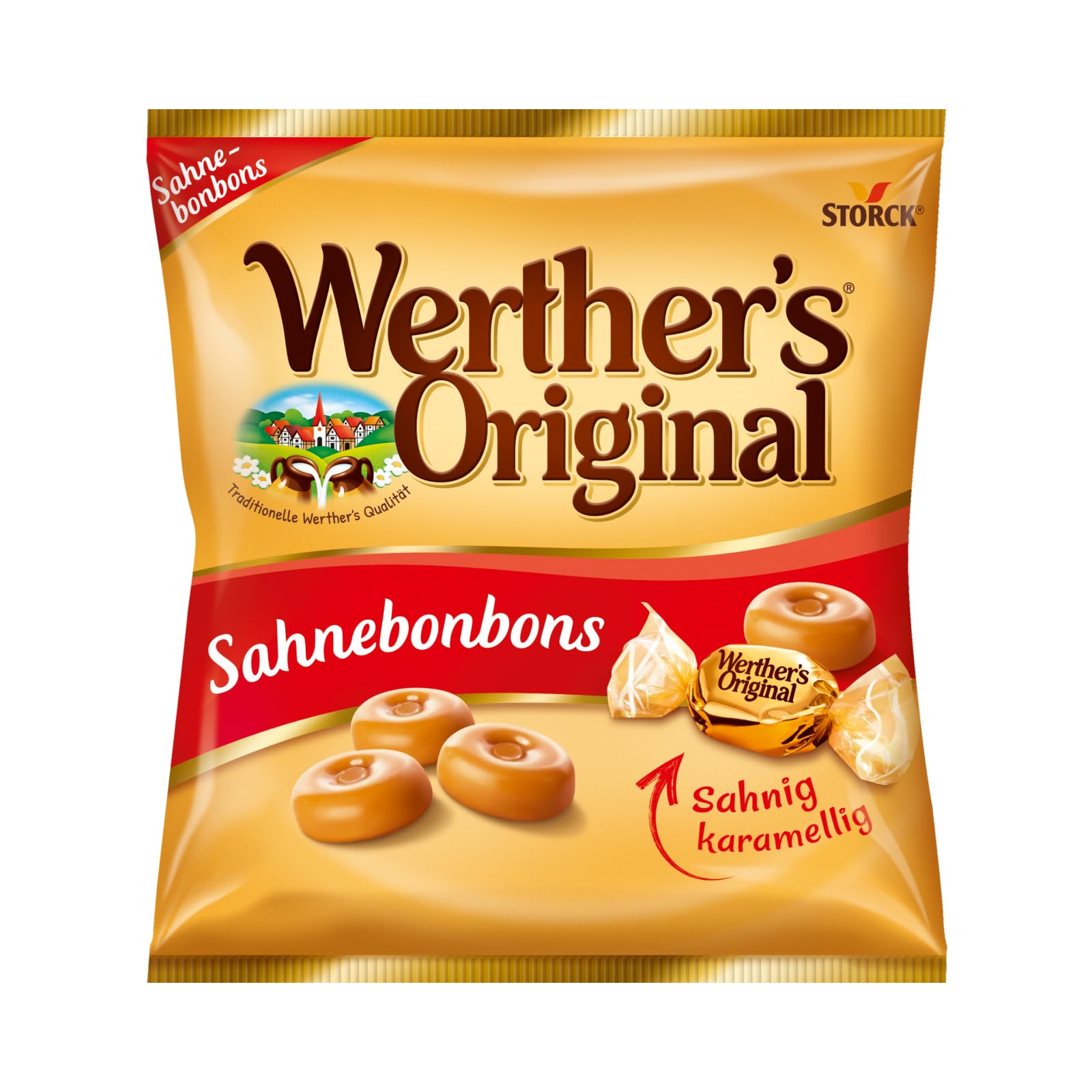 Werther's Original – 1 x 245g – Klassische Sahnebonbons mit leckerem Karamellgeschmack 1 x 245g Classic Angebot bei HelloDeals