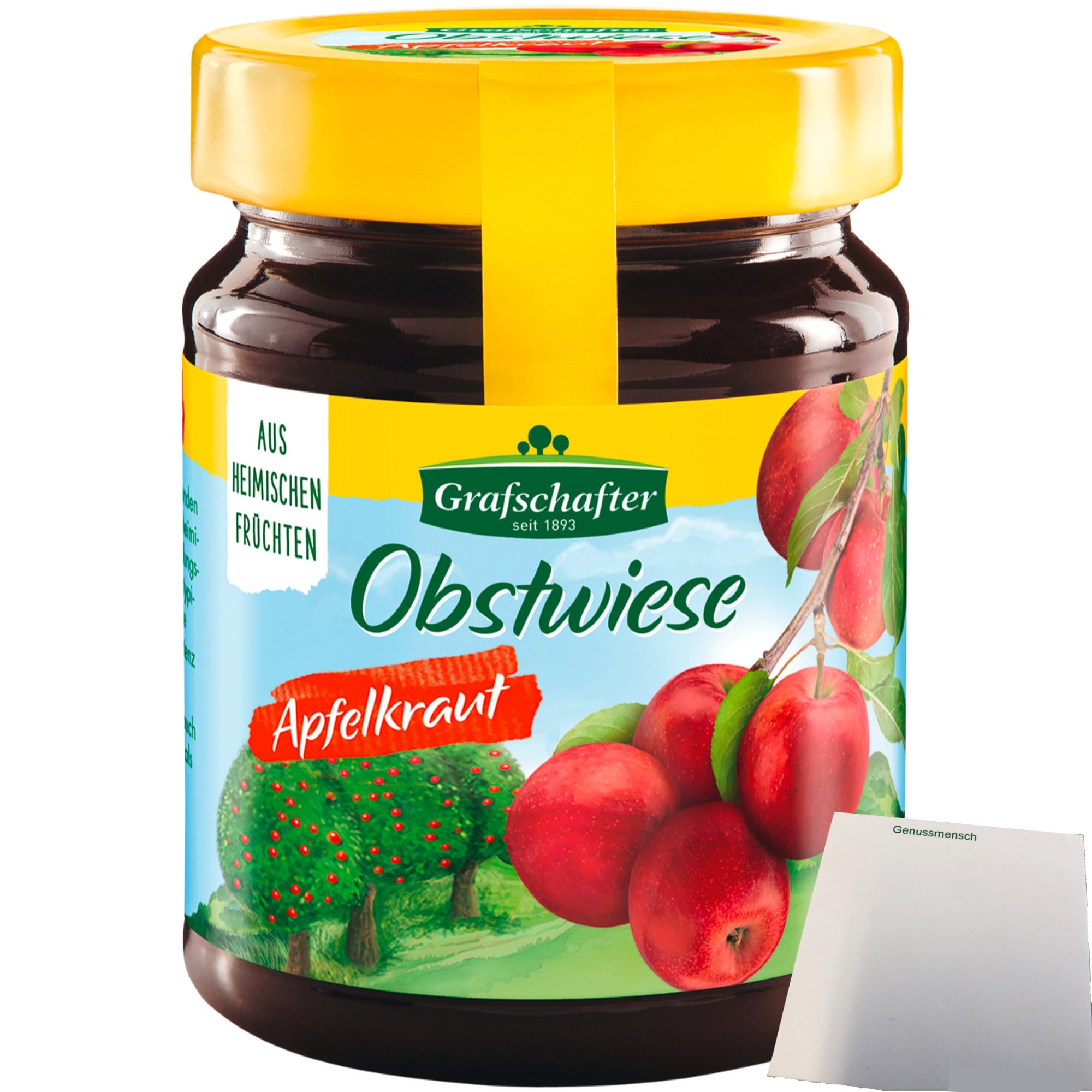 Grafschafter Obstwiese Apfelkraut fruchtig-frischer Brotaufstrich (320g Glas) + usy Block Angebot bei HelloDeals