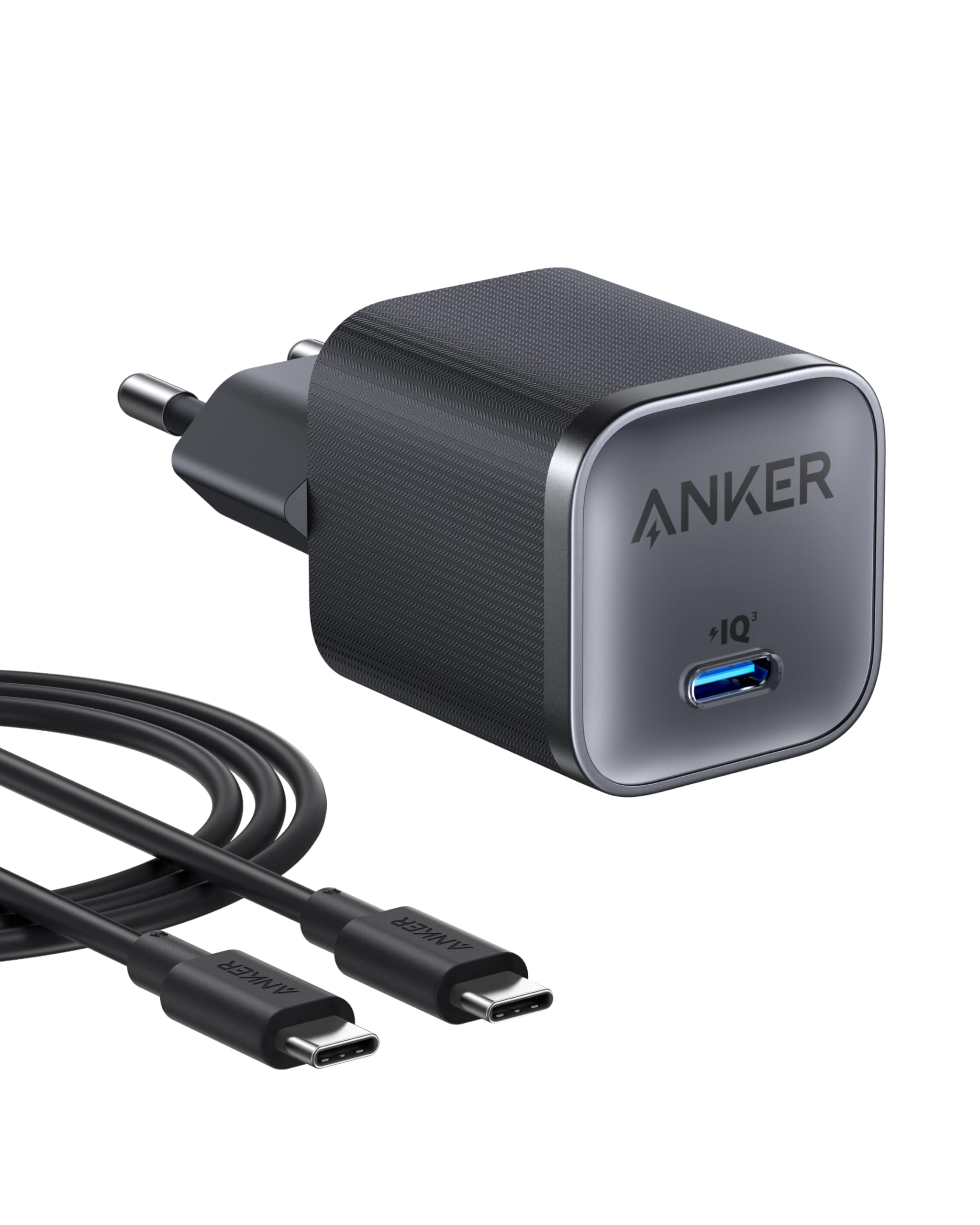 Anker Nano 45W USB C Ladegerät, kompakter Netzteil, Schnellladegerät für iPhone 17/Pro/Pro Max/iPhone Air/iPhone 16, MacBook, Pixel 9, iPad, Samsung Galaxy S25 Ultra/S24 Serie (inkl. 1,8m Kabel) Schwarz Angebot bei HelloDeals