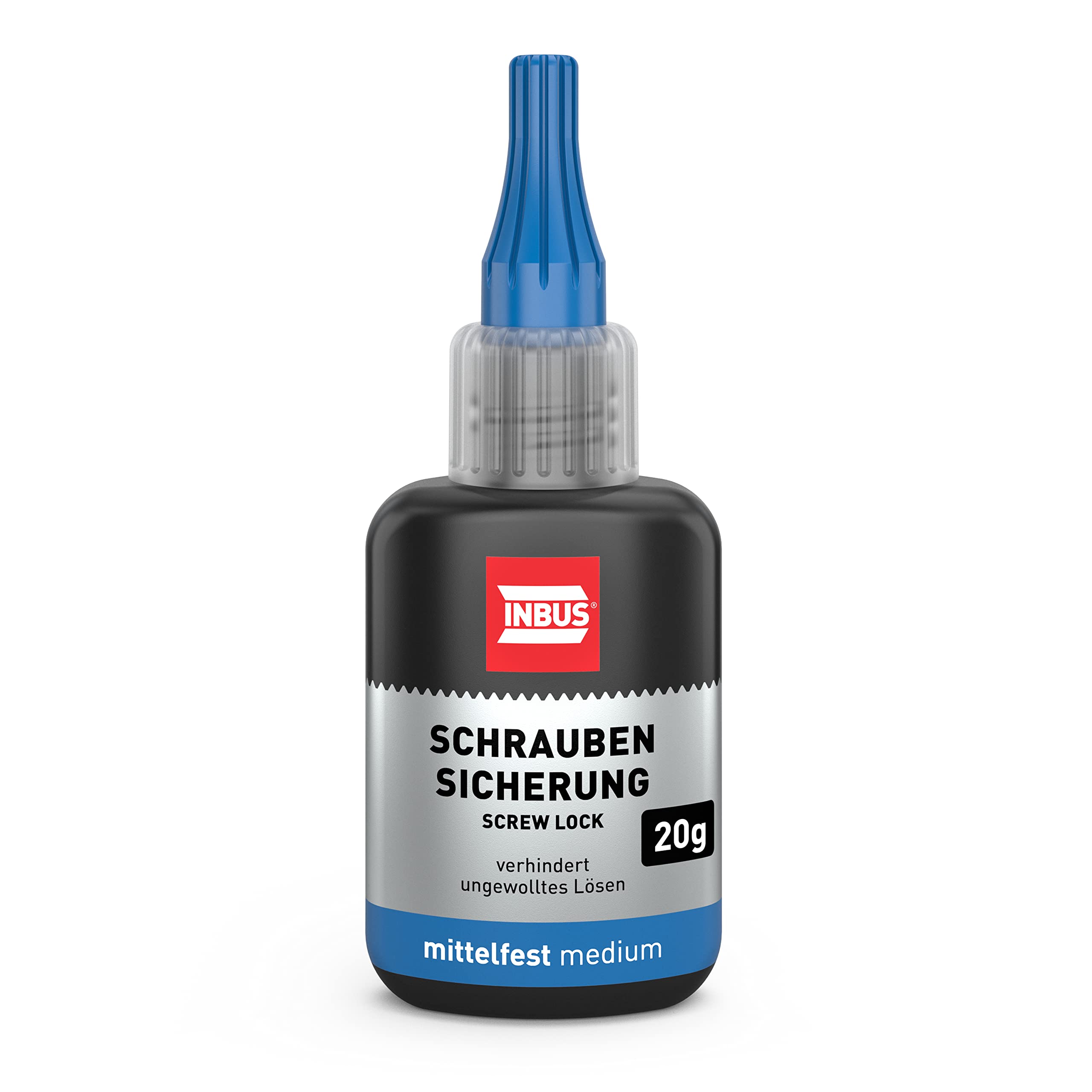 INBUS® 79560 Schraubensicherung mittelfest, 20g — Made in Germany Blau 20 Gramm Angebot bei HelloDeals