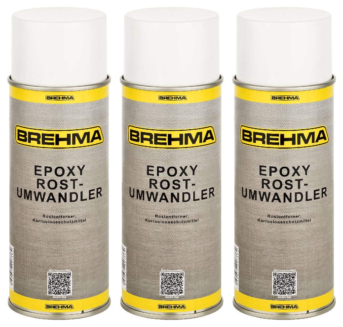 BREHMA 3X Epoxy Rostumwandler Spray 400ml Rostentferner Rostschutz Roststopp Angebot bei HelloDeals