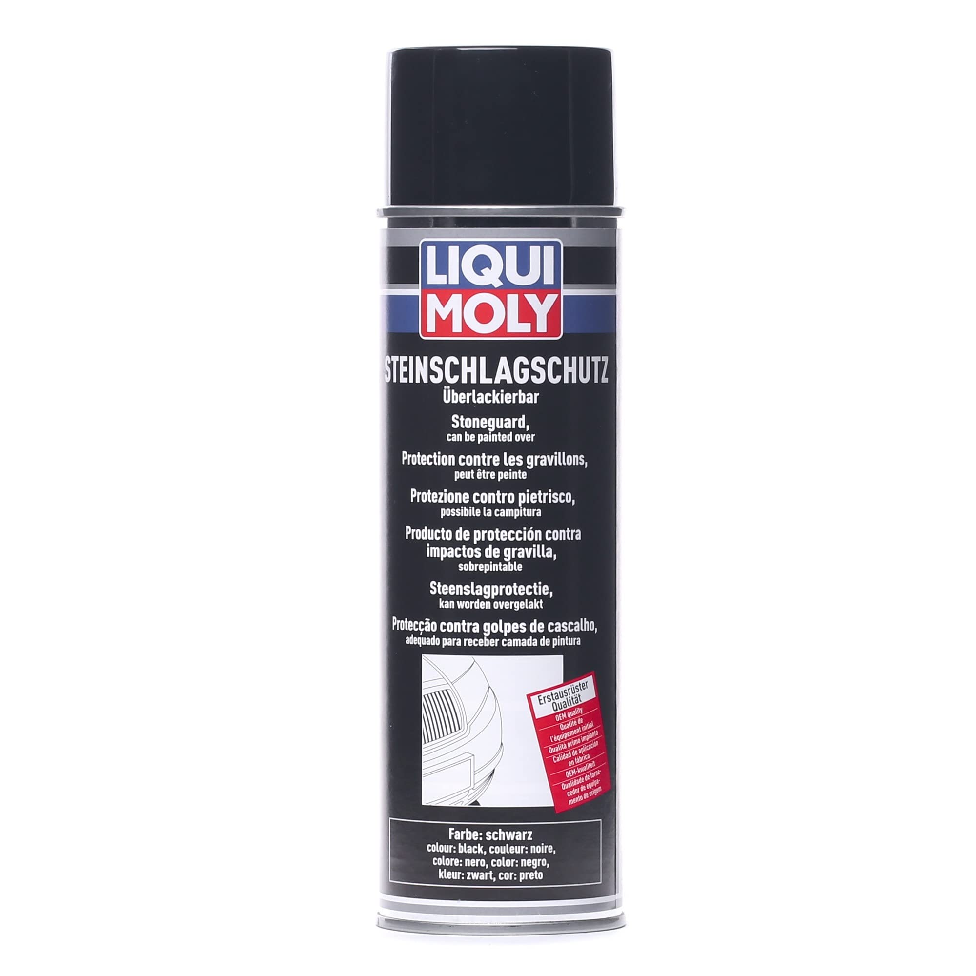 LIQUI MOLY Steinschlagschutz schwarz | 500 ml | Karosserieschutz | Unterbodenschutz | Steinschlagschutz | Art.-Nr.: 6109 farblos 500 ml Angebot bei HelloDeals