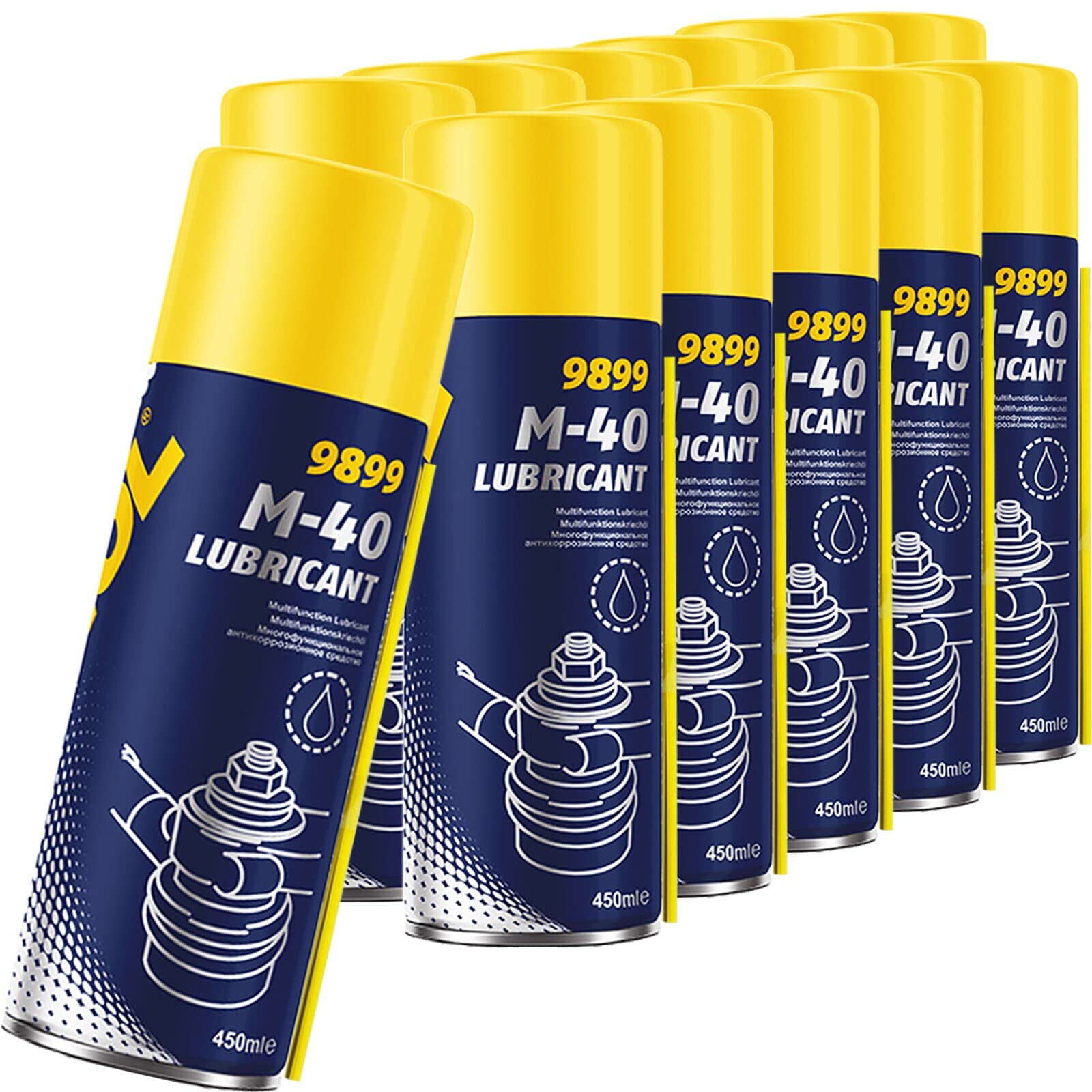 12x450 ml M40 ROSTLÖSER MULTIFUNKTIONSÖl Universal KRIECHÖl ROSTENTFERNER Angebot bei HelloDeals