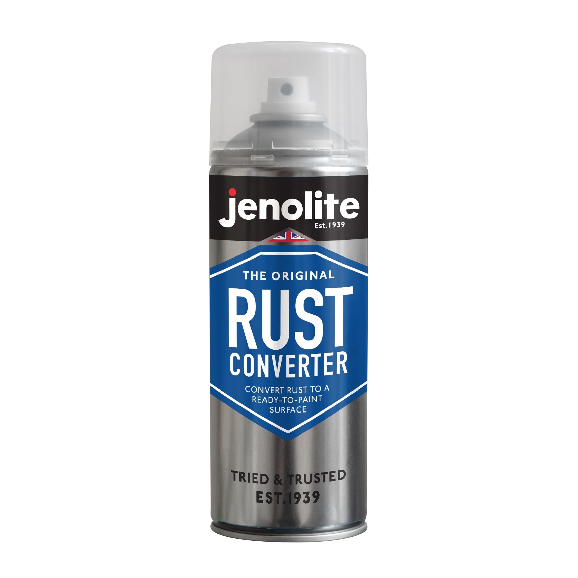 JENOLITE Rostumwandler Spray | 400 ml | Hochwirksames Rostumwandler Auto | Epoxy Rostumwandler mit Grundierung | Ideal für Auto Wartung und Restaurierung 1 Angebot bei HelloDeals