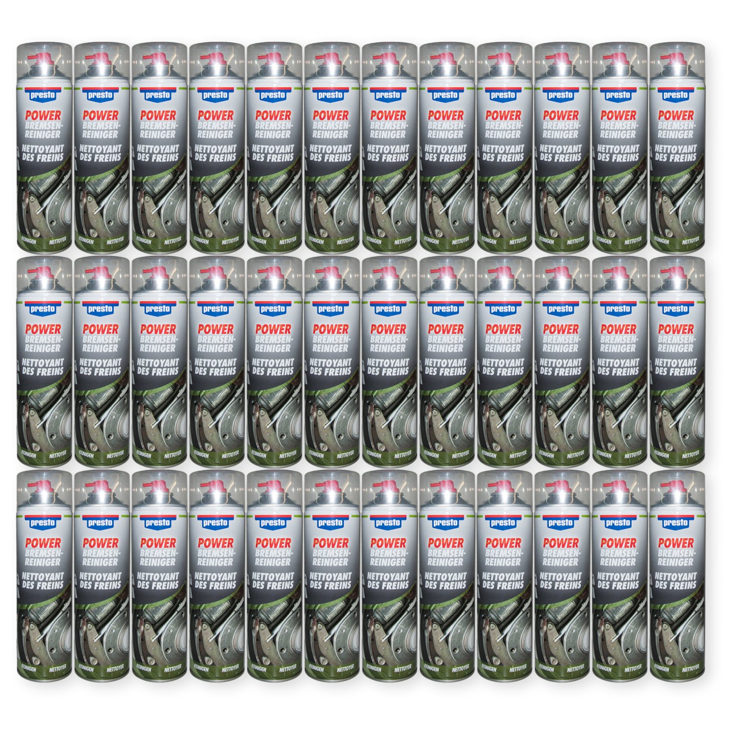 Presto_Bundle 36x Presto Power Bremsenreiniger Spraydose 500ml 315541 Angebot bei HelloDeals