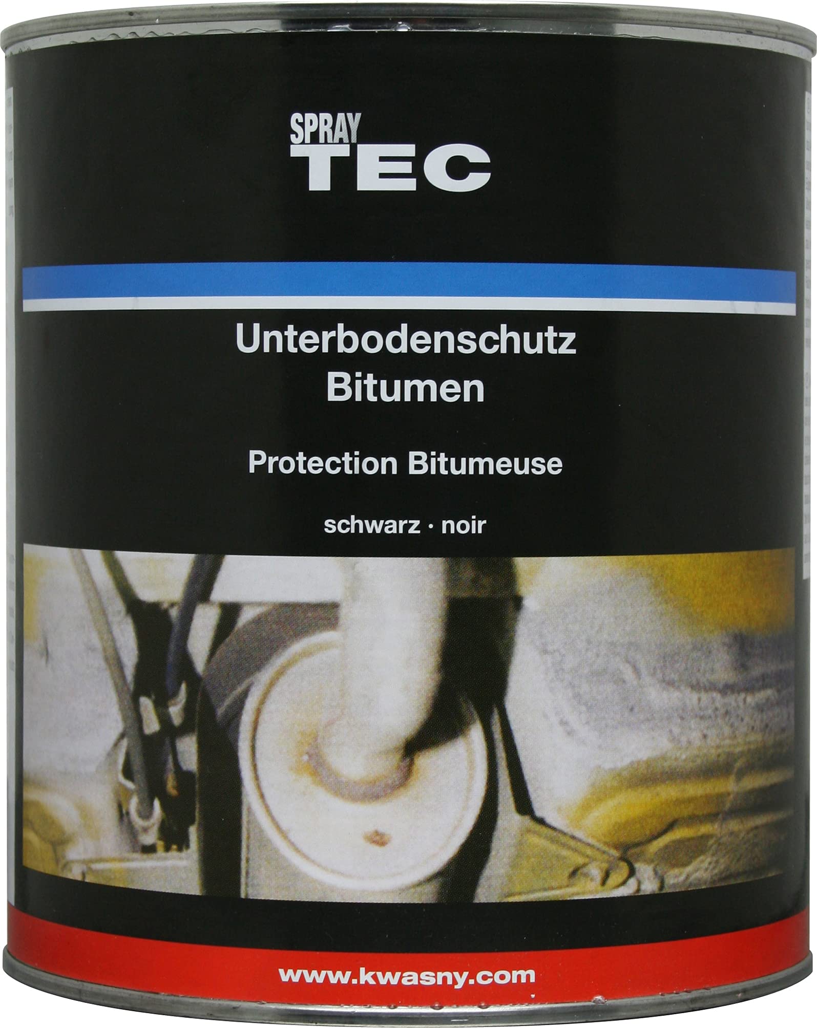 AutoK Unterbodenschutz - Unterbodenschutz Bitumen Streichlack, 2500 g, schwarz - Schutz vor Steinschlag, Salz, Rost, Wasser uvm 2.5 kg (1er Pack) Angebot bei HelloDeals