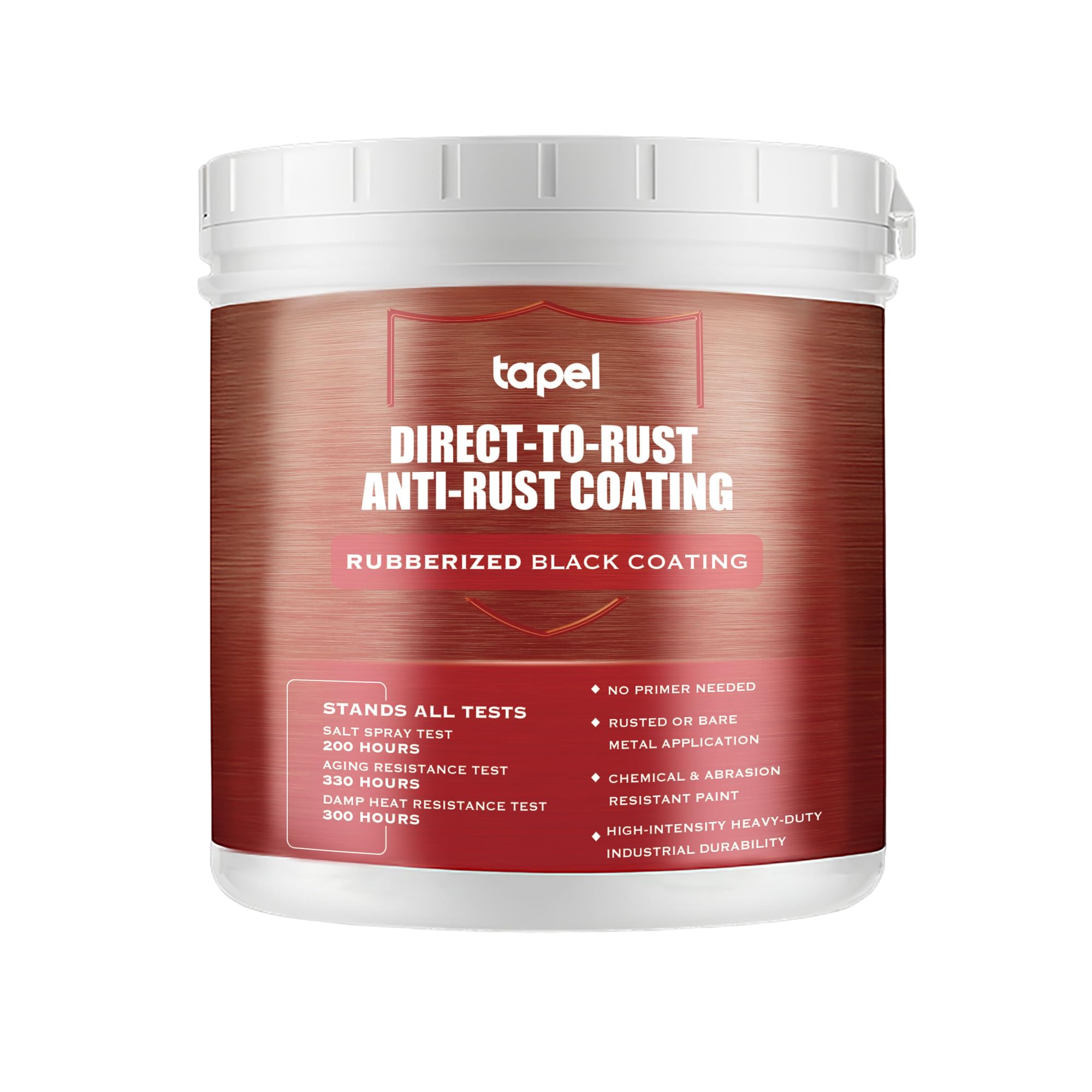Tapel PRO Rostumwandler Rostschutz Farbe für Metall – Schwarz Glänzend 1L – Direkt auf Rost ohne Sandstrahlen | 5X Schutz | Ultra Auto Rostentferner, Langlebige Rostschutzbeschichtung | 48h Trocknung Direkt auf Rost Schwarz Glänzend Angebot bei HelloDeals