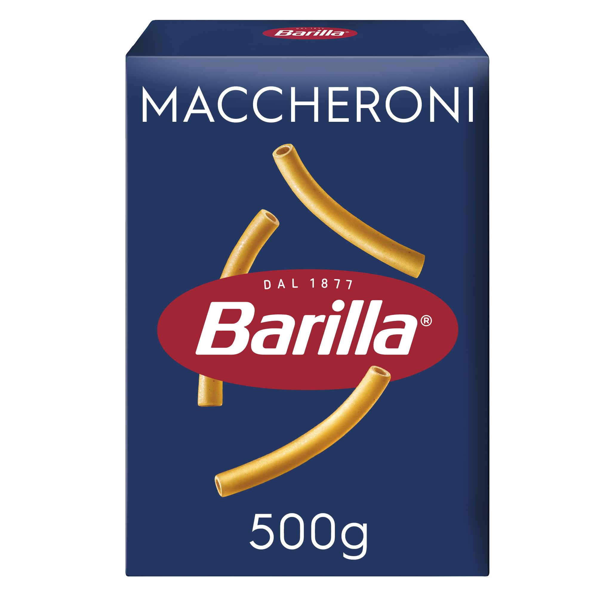 Barilla Pasta Nudeln Klassische Maccheroni n.44 aus hochwertigem Hartweizen immer al dente 500 g 1 500 g (1er Pack) Angebot bei HelloDeals