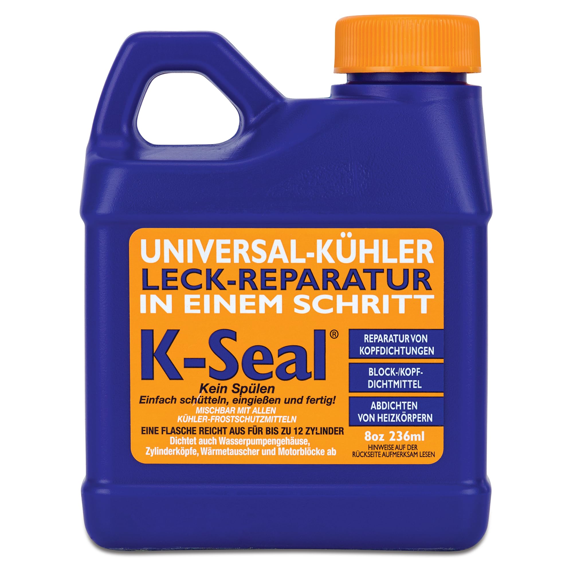 K-Seal Universal-Kühlerdichtmittel 236 ml – Kühler-Leck-Reparatur für Auto, LKW & Motorrad | Kühlsystem Dichtmittel für Motorblock, Zylinderkopf & Wasserpumpe | Stoppt Undichtigkeiten sofort Angebot bei HelloDeals