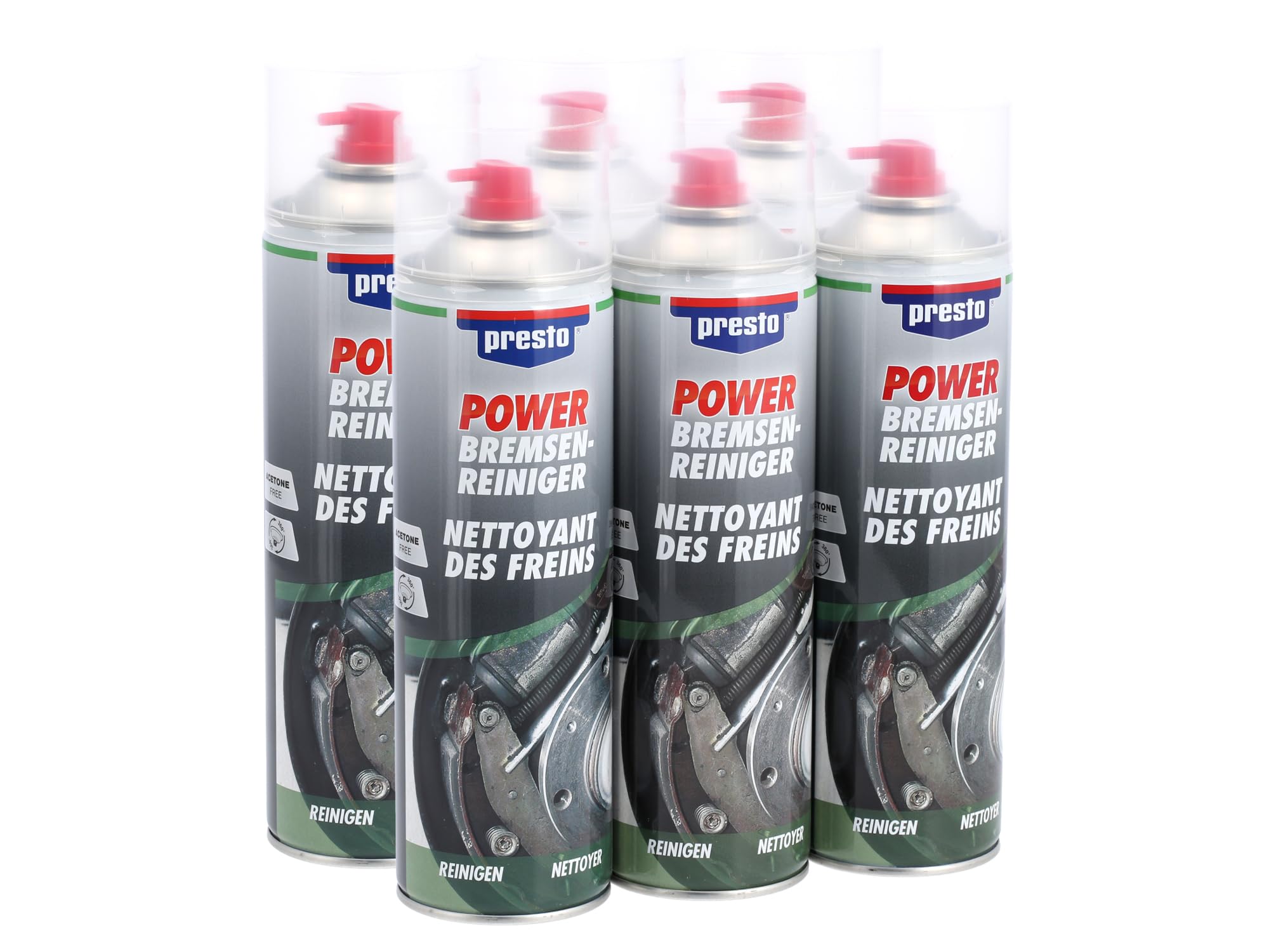 Presto Set: 6x Presto Power Bremsenreiniger - 500ml Angebot bei HelloDeals