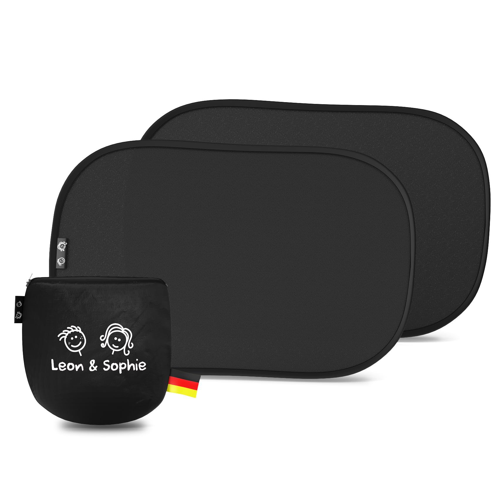 Sonnenschutz Auto Baby • ZERTIFIZIERTER UPF50+ UV-Schutz • DEKRA geprüft & KBA-zugelassen • Nachhaltiges & Hochwertiges GSM105+ Nylon • Doppelte Schutzwirkung • Sonnenschutz Auto Kinder ohne Saugnapf Angebot bei HelloDeals